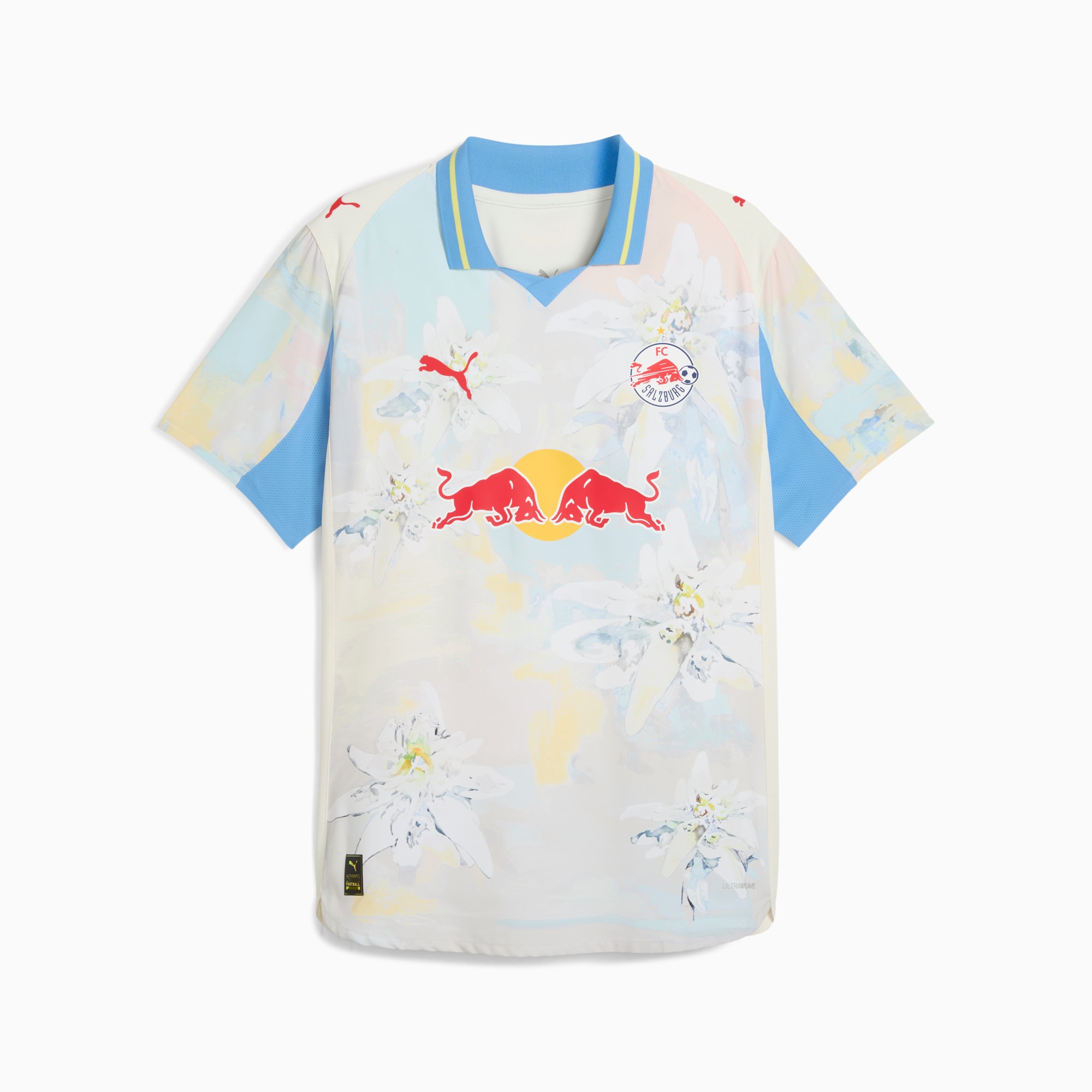 KIDSUPER x FC RED BULL SALZBURG Jersey Youth, Frosted Ivory-PUMA Red, large