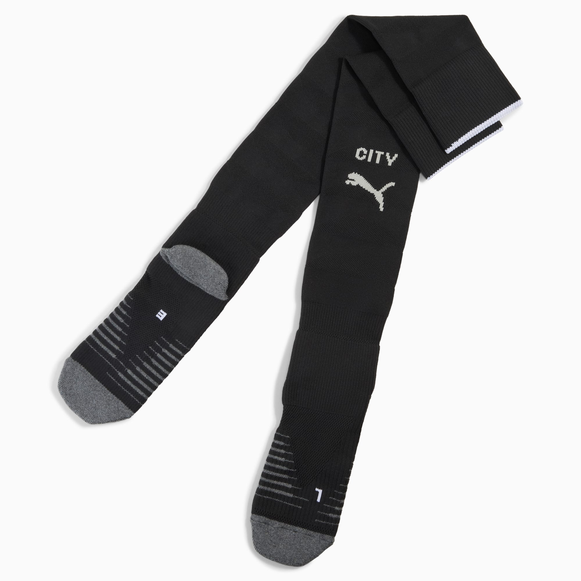 Manchester City 25/26 Graphic Socken Herren, PUMA Black-PUMA White, large