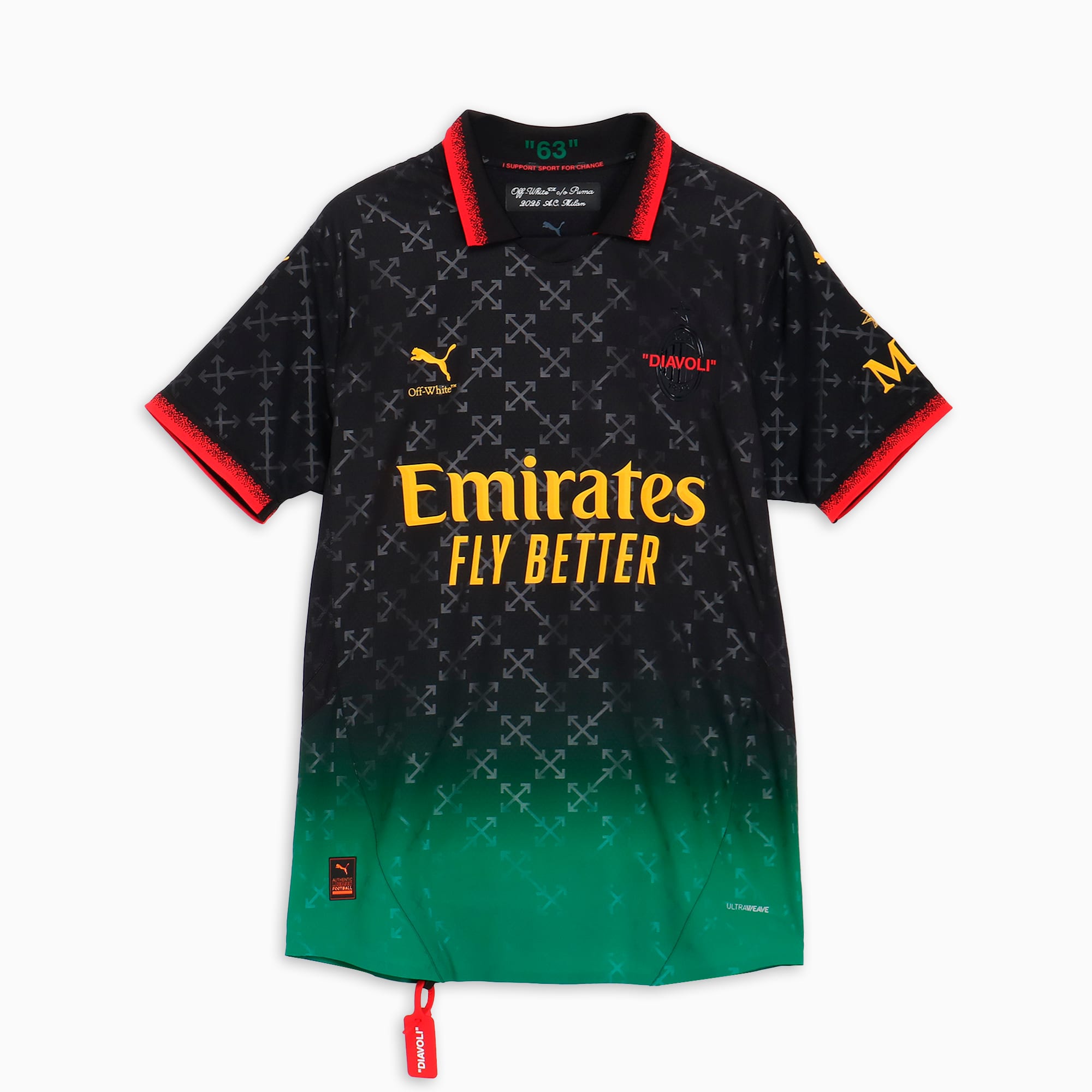 PUMA公式】メンズ ACミラン x Off-White オーセンティック 半袖