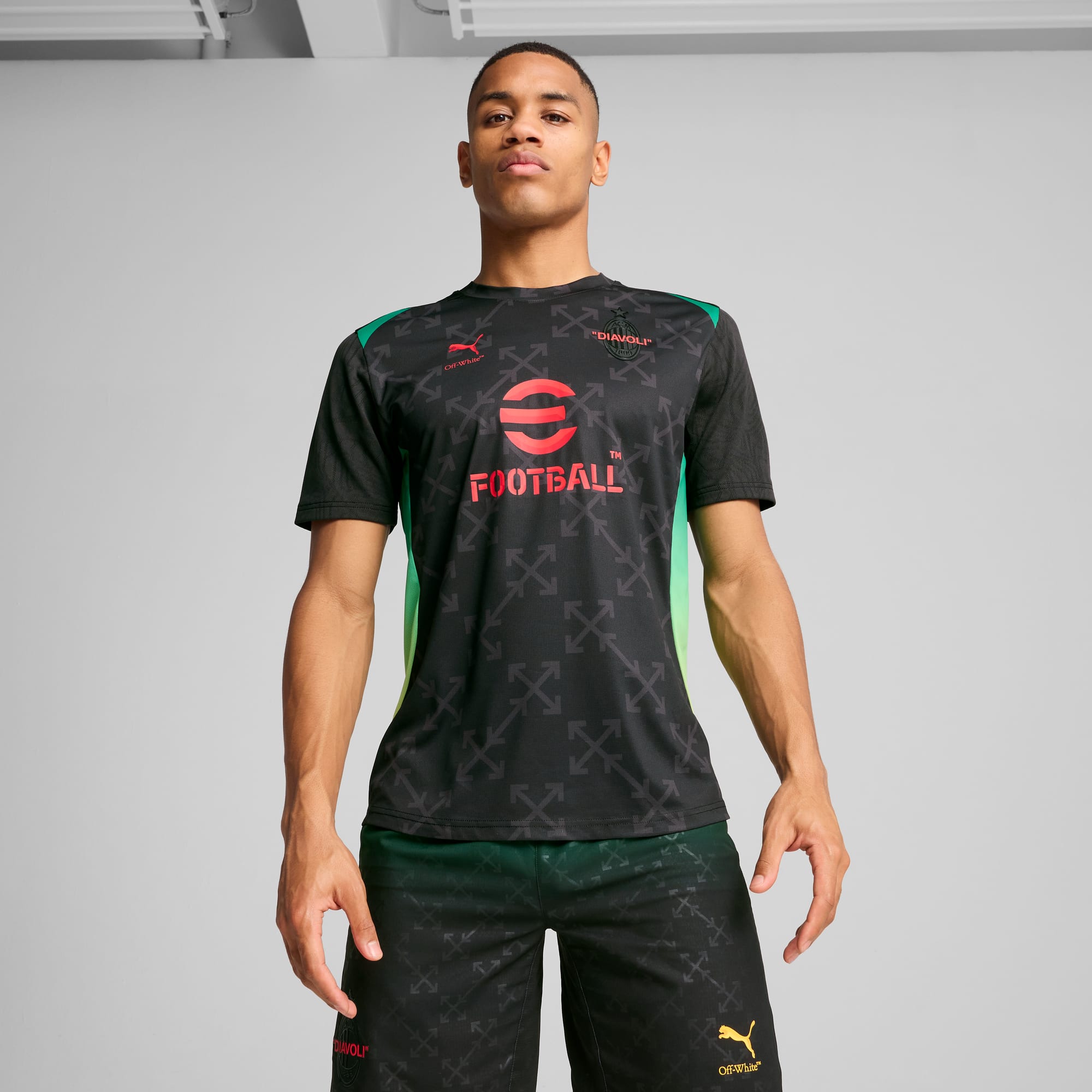 AC MILAN x OFF-WHITE™ Replica Men's Soccer Jersey | PUMA