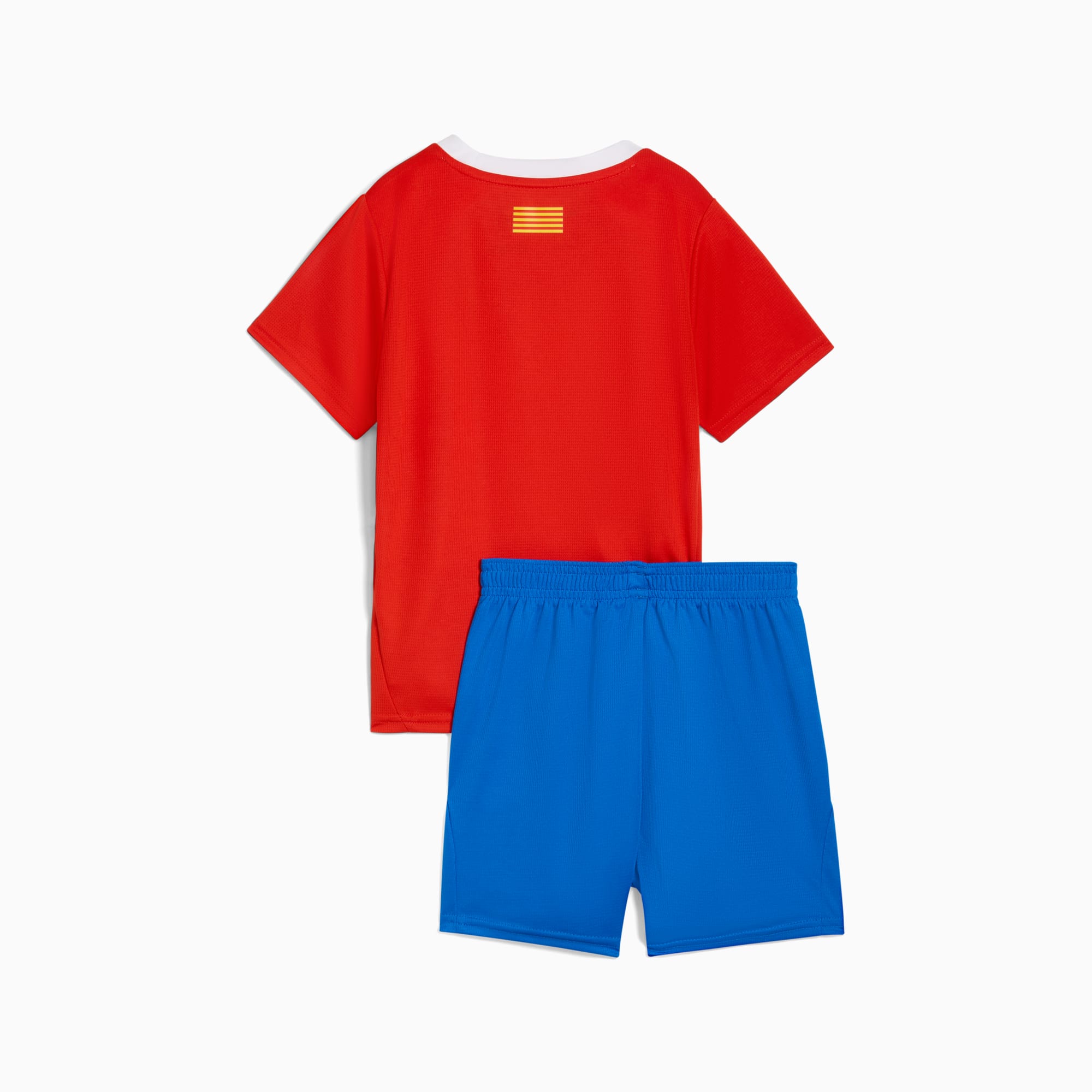 Minikit Home Girona FC 25/26 per bambini, PUMA White-PUMA Red, large