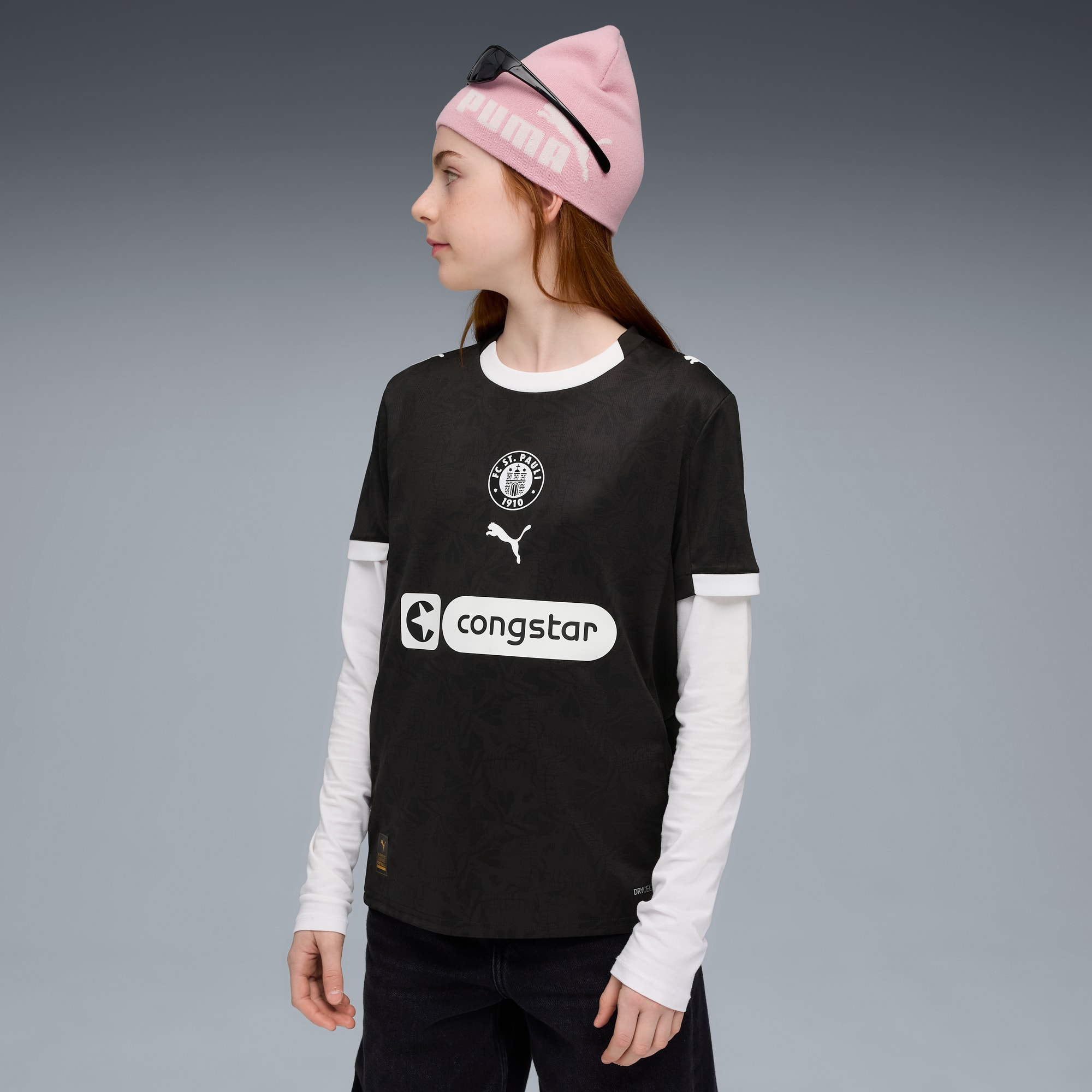 Maglia gara Third FC St. Pauli 25/26 per ragazzi, PUMA Black-PUMA White, large