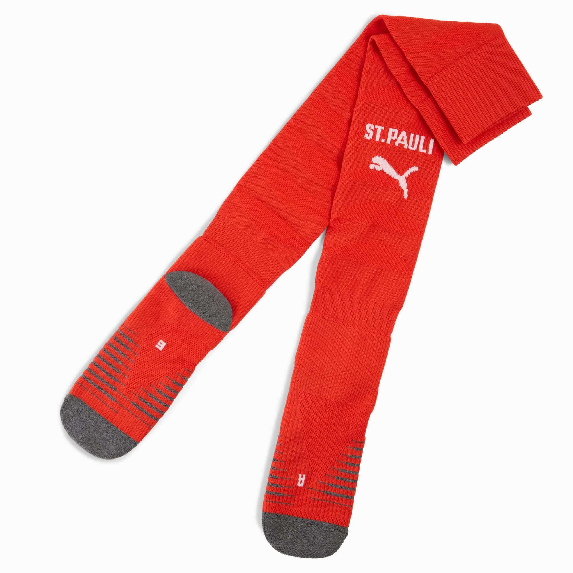 FC St. Pauli 25/26 Socken Herren, Burnt Red-PUMA White, large