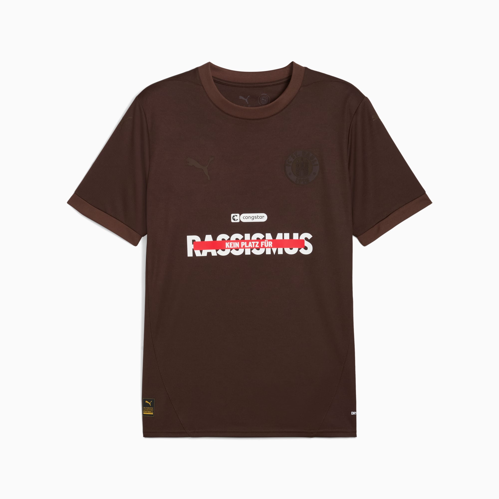 FC St. Pauli 24/25 Special Edition Jersey Men, Dark Chocolate-Espresso Brown, large