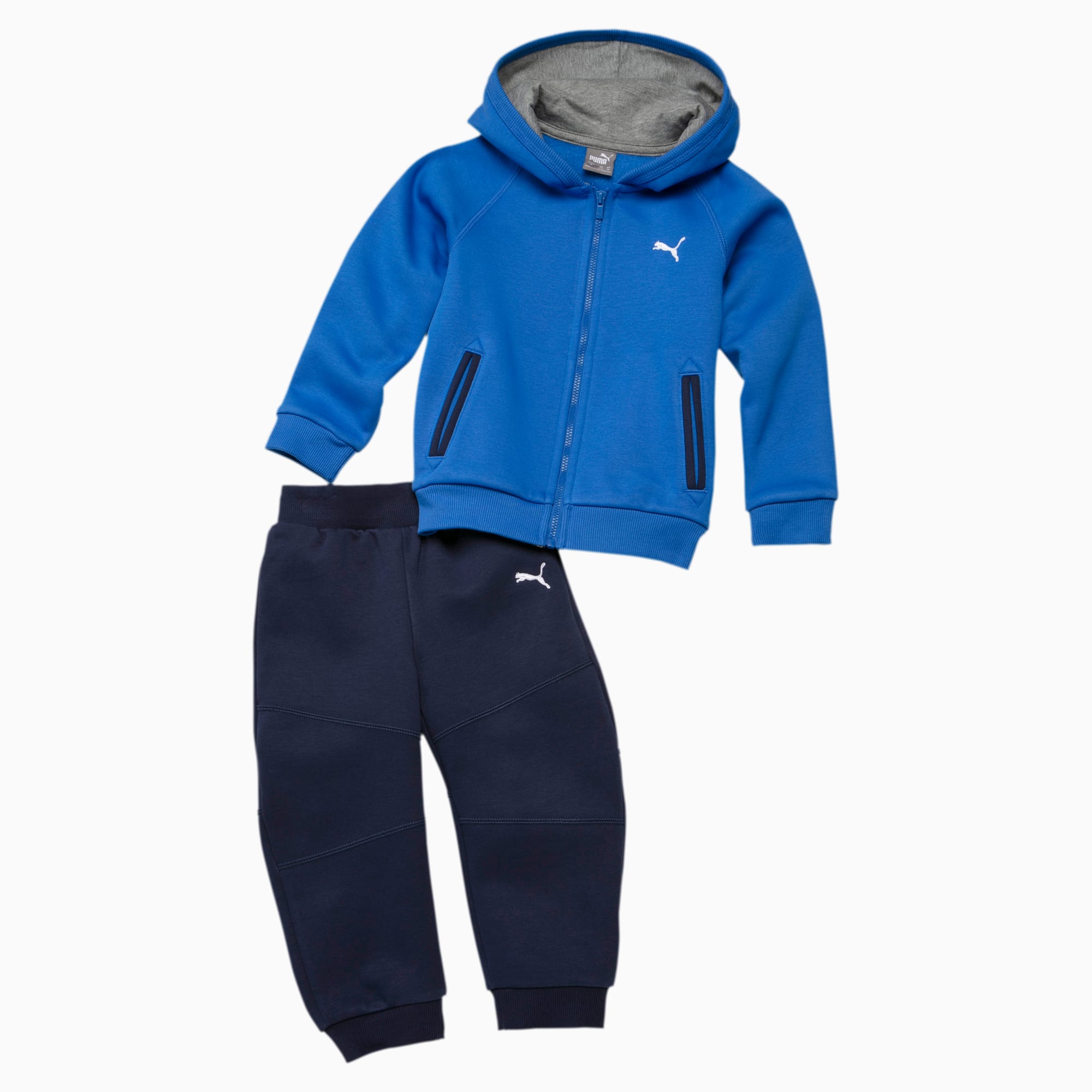 Hooded Babies' Jogger Set | strong blue 