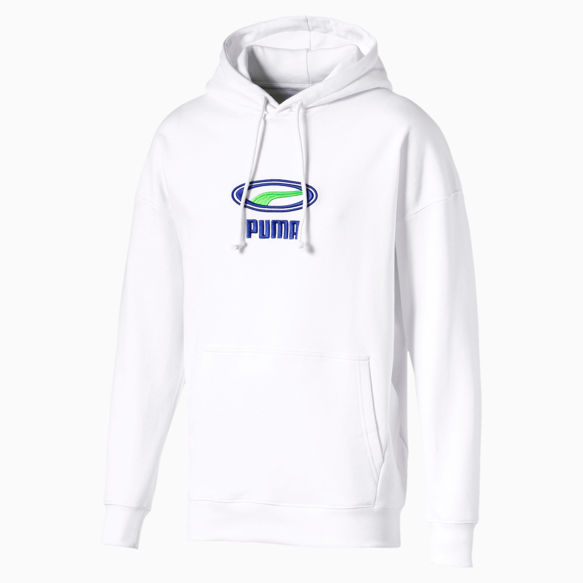 mens white puma hoodie