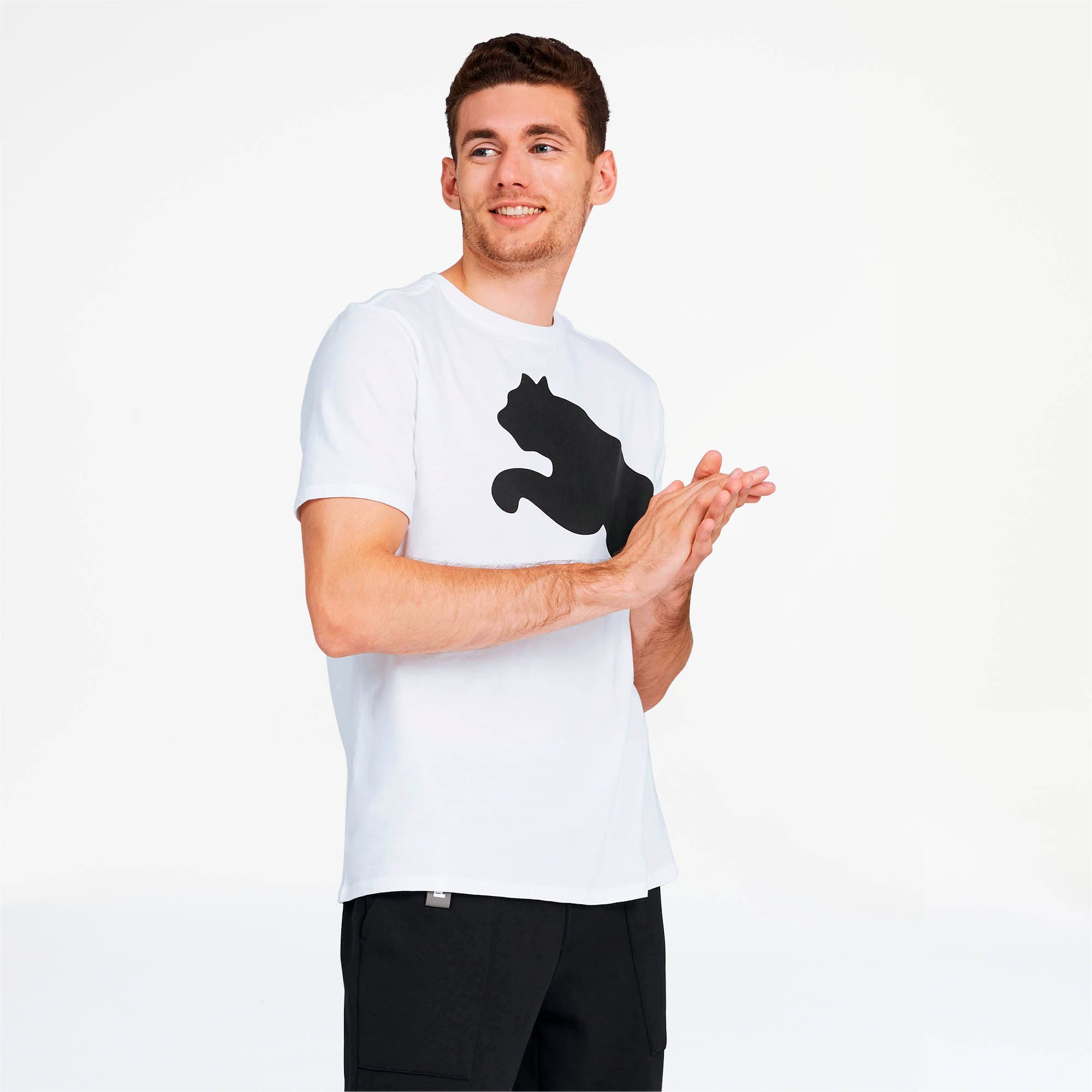 puma oversize logo t shirt