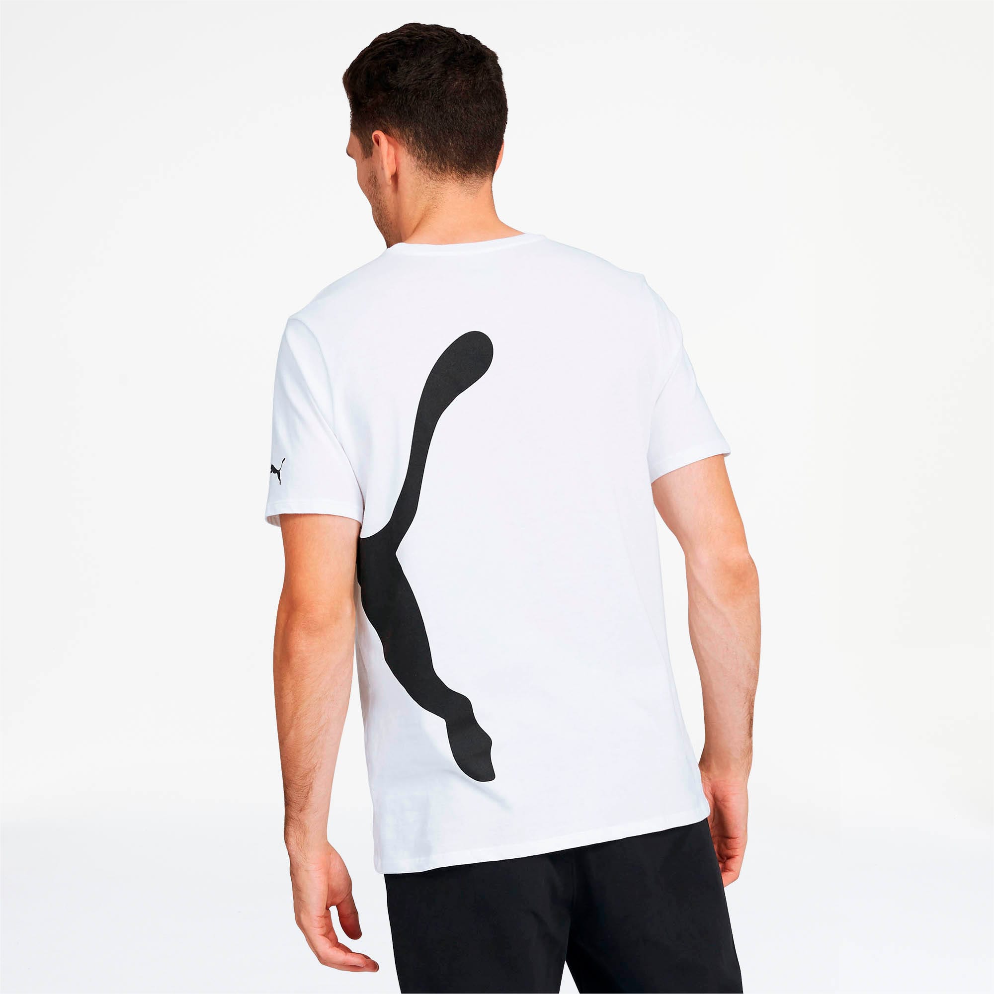 Puma big logo t shirt shop