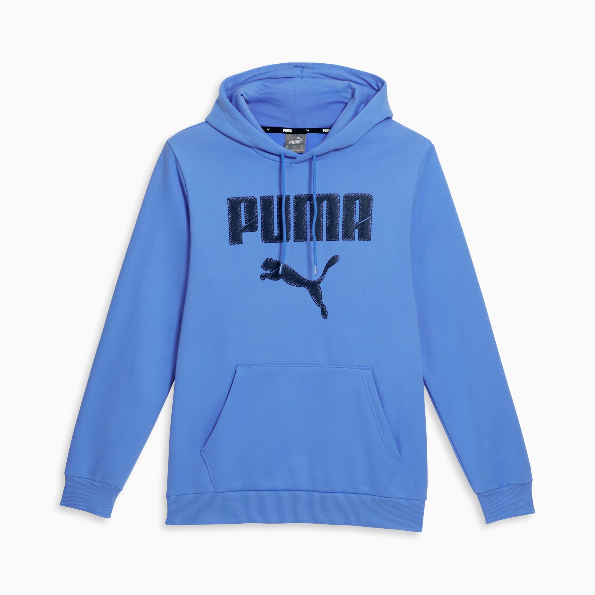 Blue shop puma hoodie
