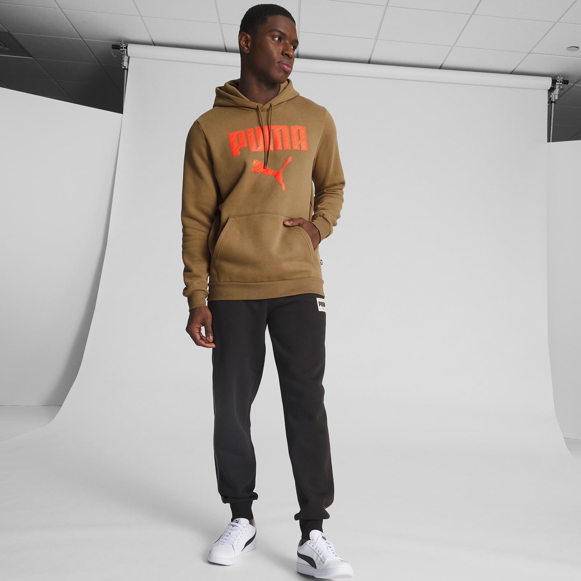 Puma panel script boyfriend hoodie online