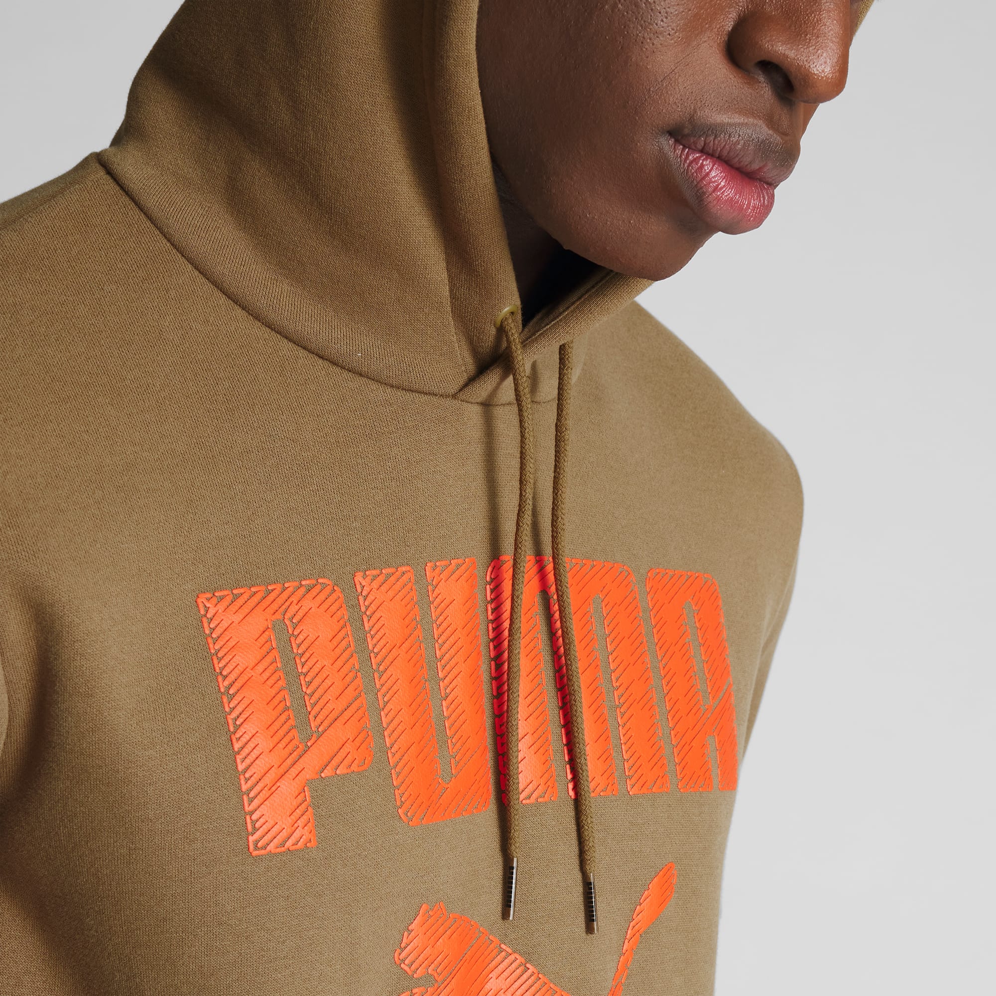 Faux Embroidered Men s Hoodie PUMA