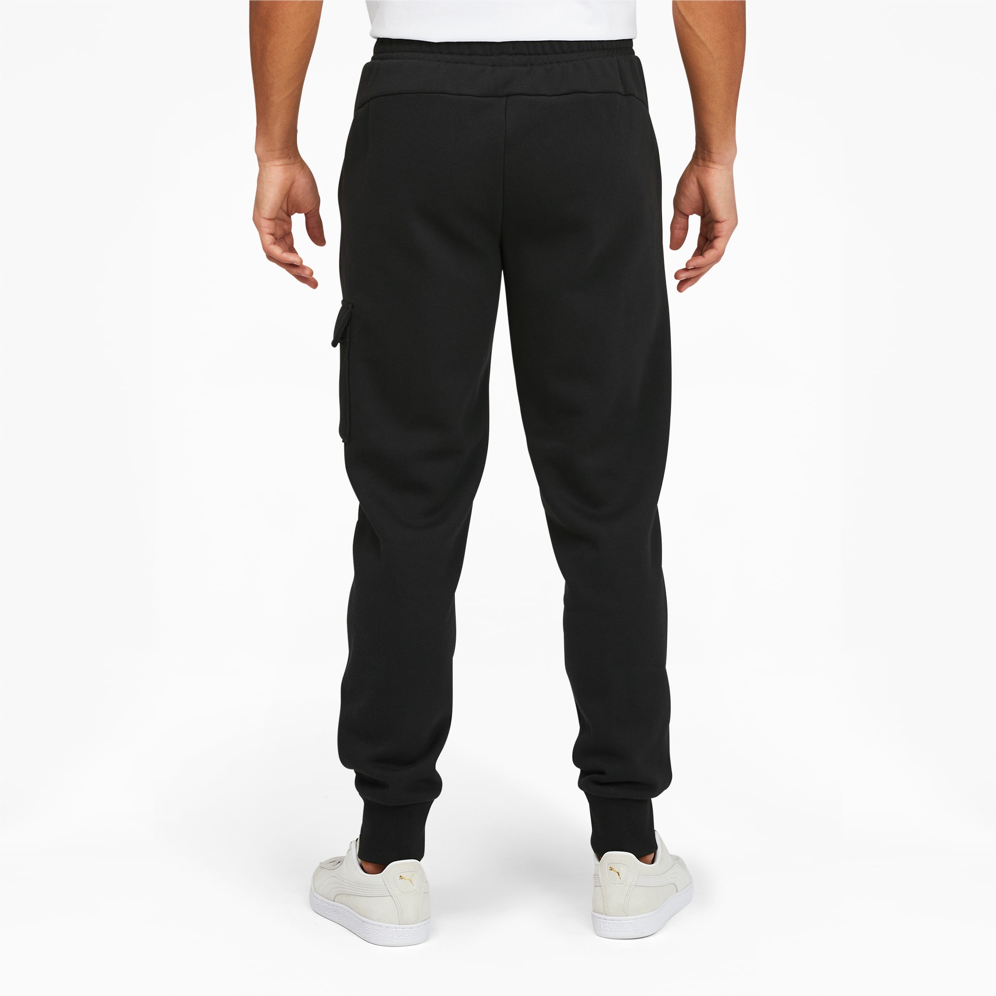 adidas Essentials Fleece Regular Tapered Cargo Pants - Grey | adidas Canada