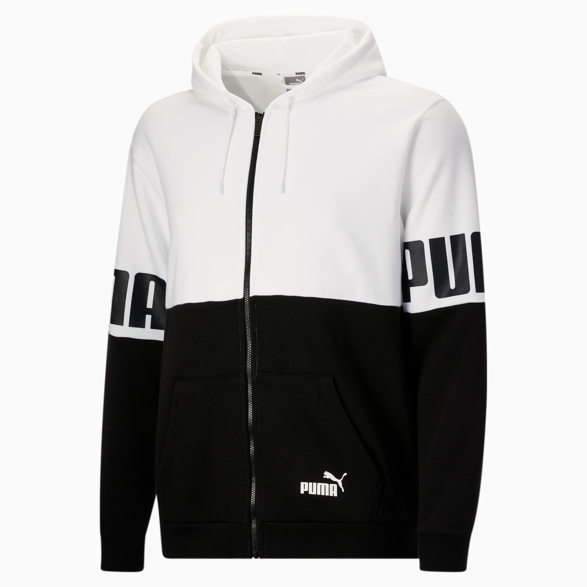 Sudadera Hombre PUMA POWER Colorblock H. Black-hot heat 675910 56 Por 54,00  €