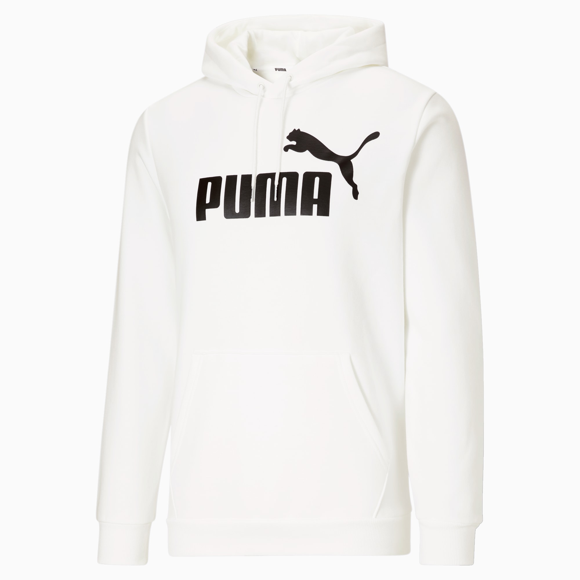 PUMA - Sudadera negra Essentials Big Logo 586686 01 Hombre