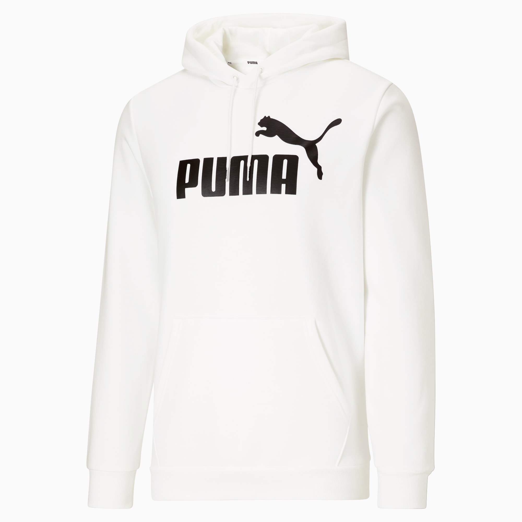 Men's Puma Essentials 2-Colour Logo Hoodie in Brown Size: 2XT | 100% Cotton | George Richards