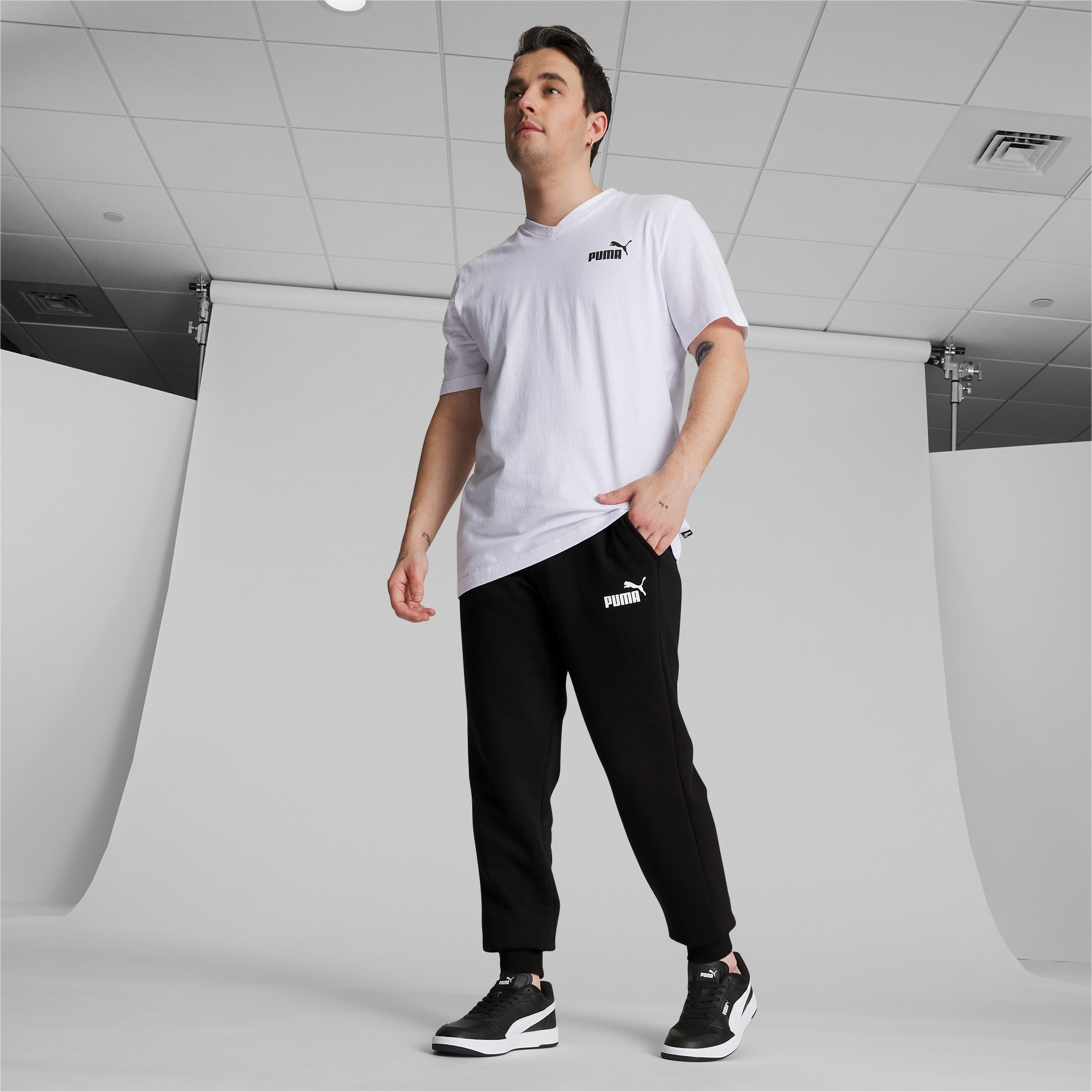 Puma Pantalon jogging Classics 535685 Noir Loose Fit