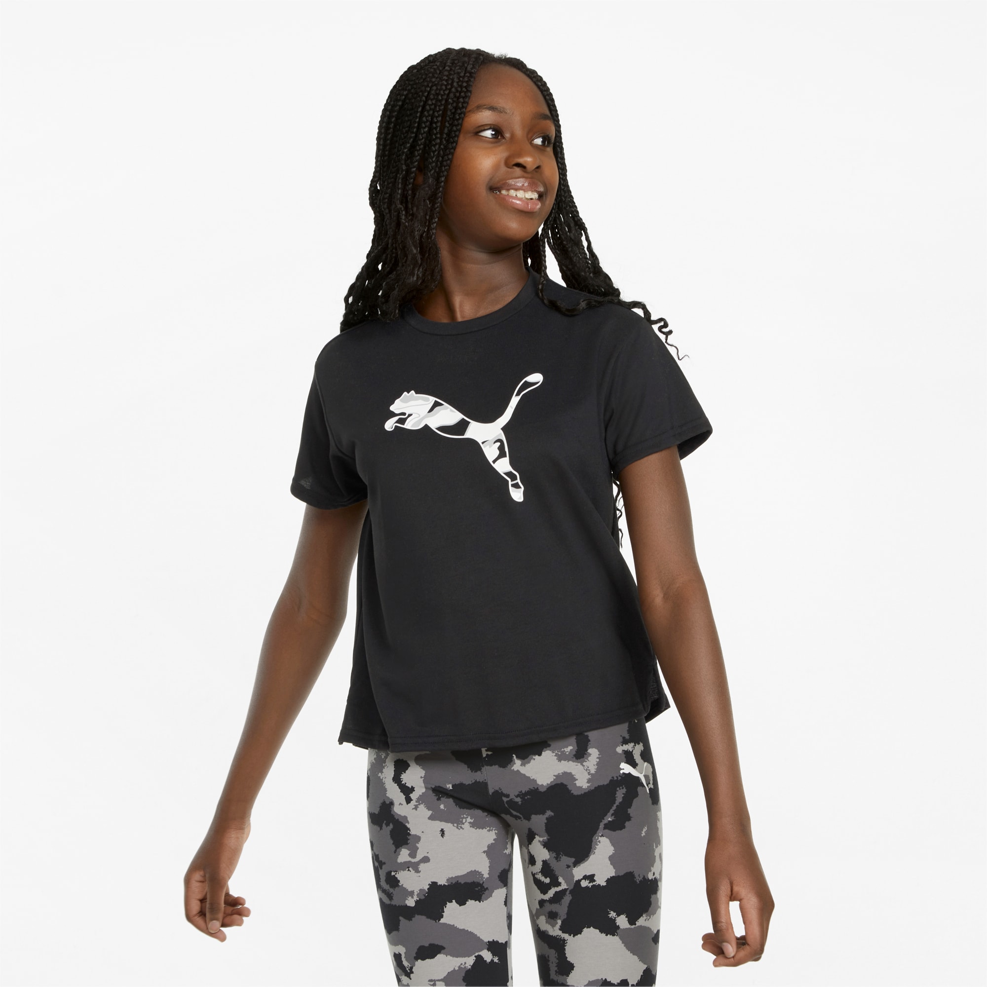 Girls black puma sales