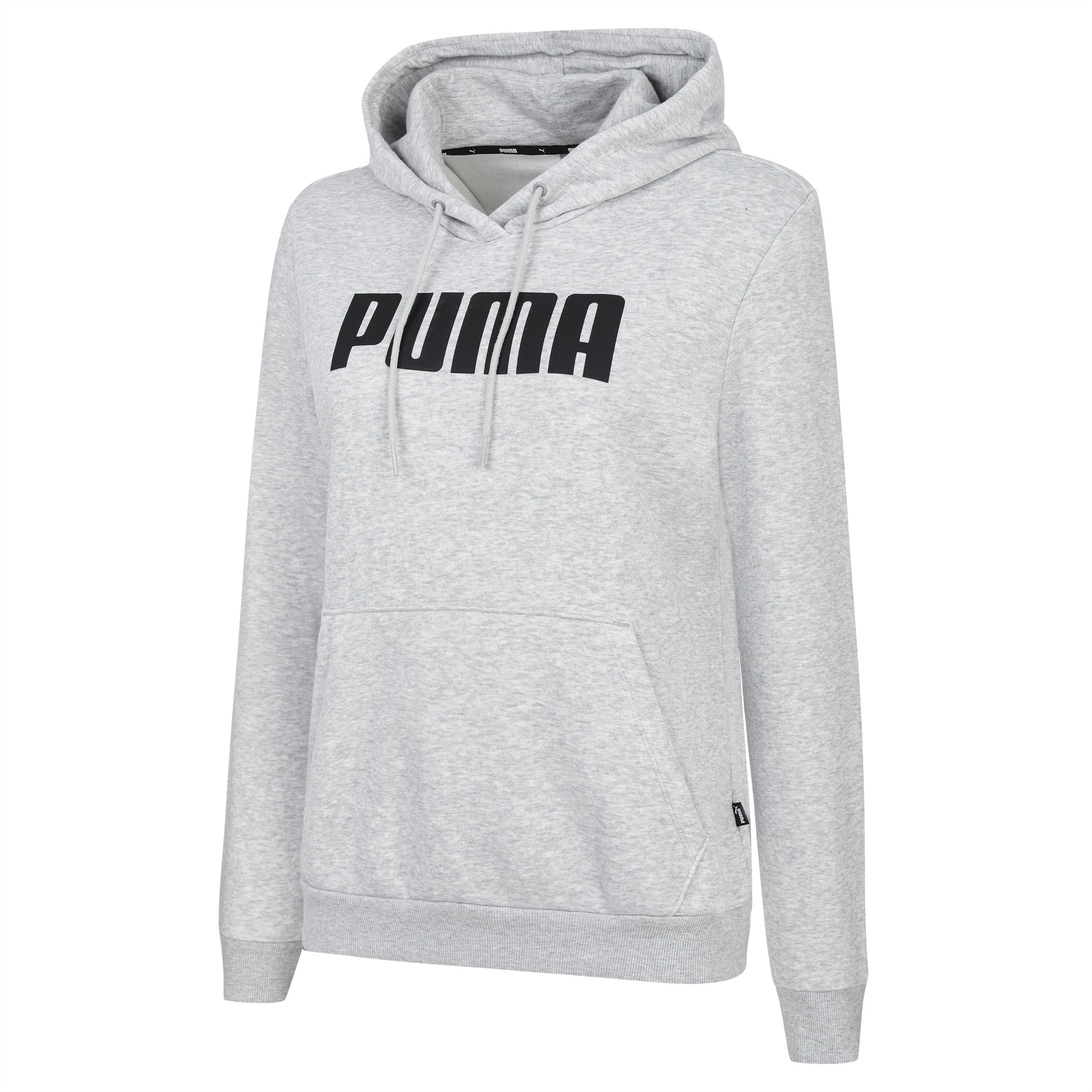 Essentials Full-Length Women's Hoodie, Light Gray Heather, extralarge