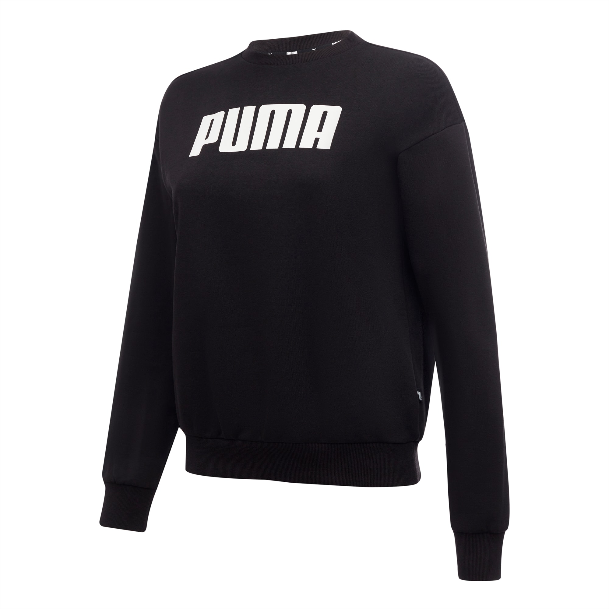 Essentials Full Length Crew Neck Women's Sweatshirt | Puma Black | PUMA ...