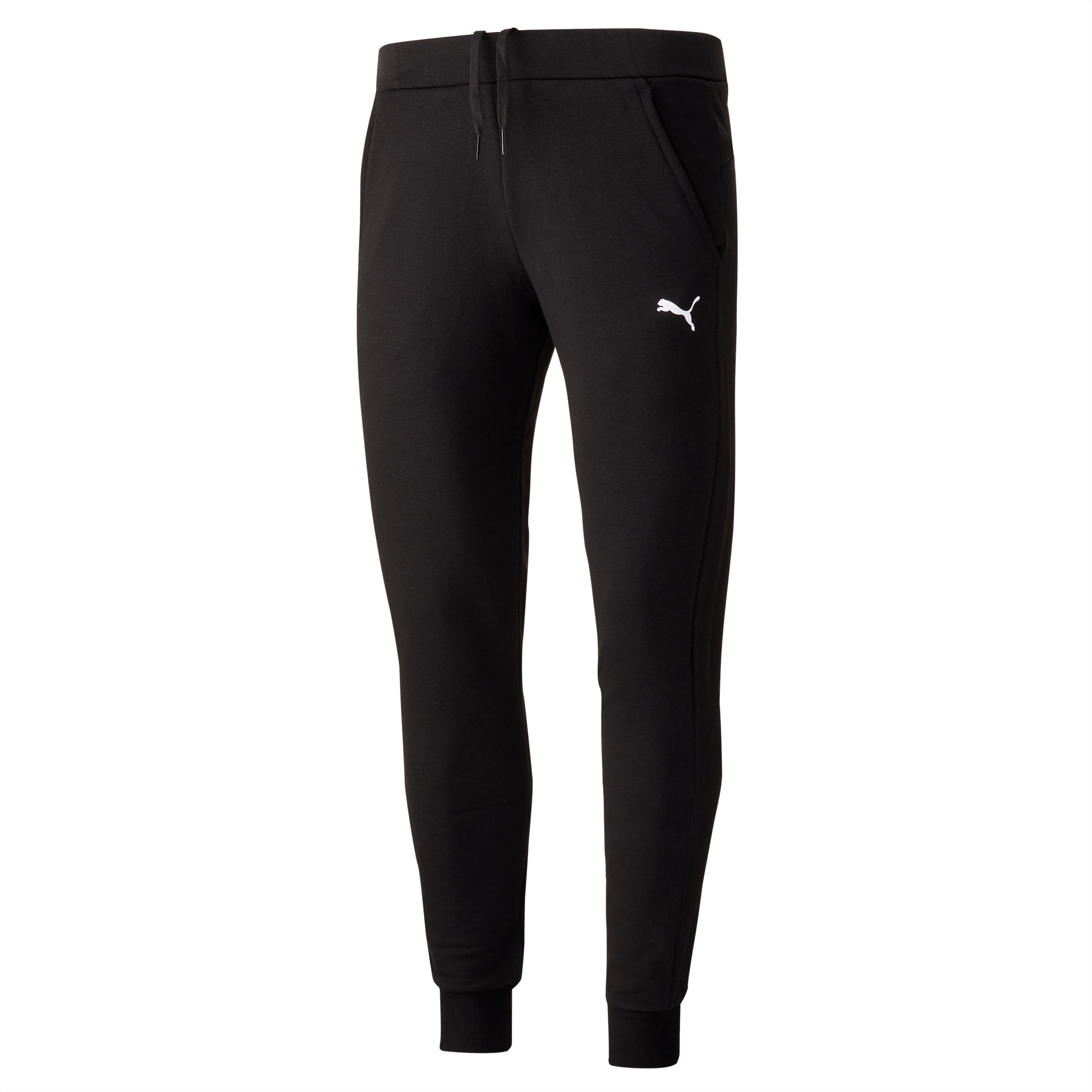 Essentials French Terry Closed Men s Sweatpants Puma Black