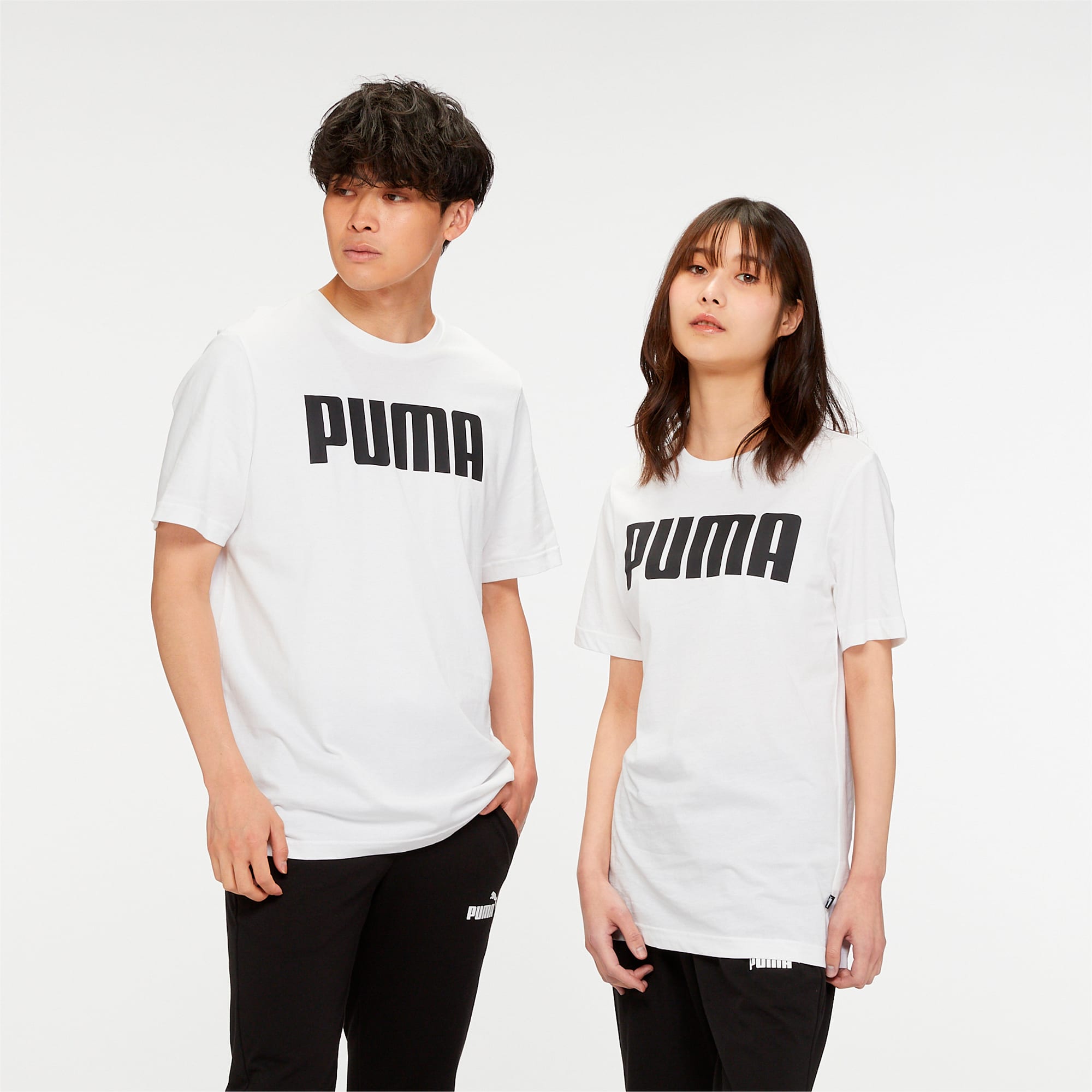 新品　PUMA  メンズ　半袖Tシャツ  4枚組　ブラック　ホワイト　まとめ　A