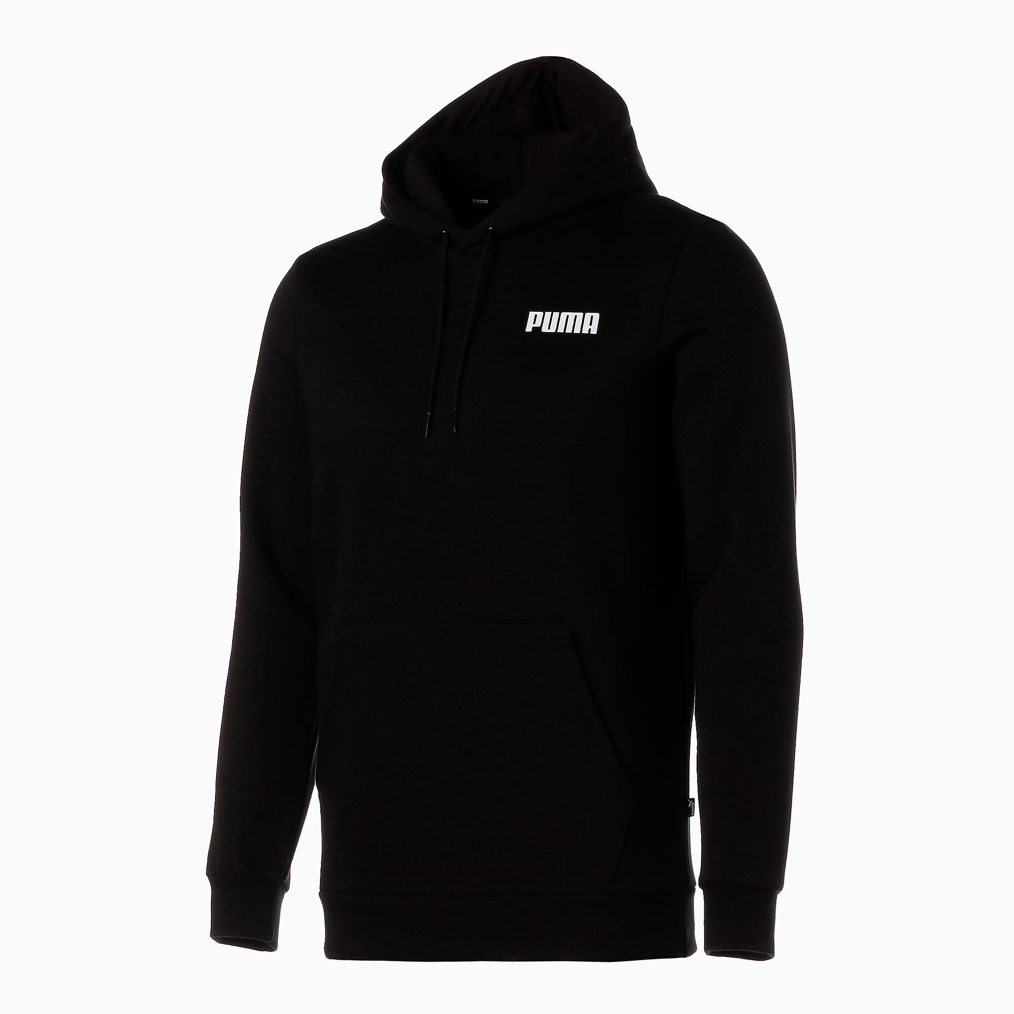 Essentials Full Length Men s Hoodie Puma Black PUMA Hoodies PUMA