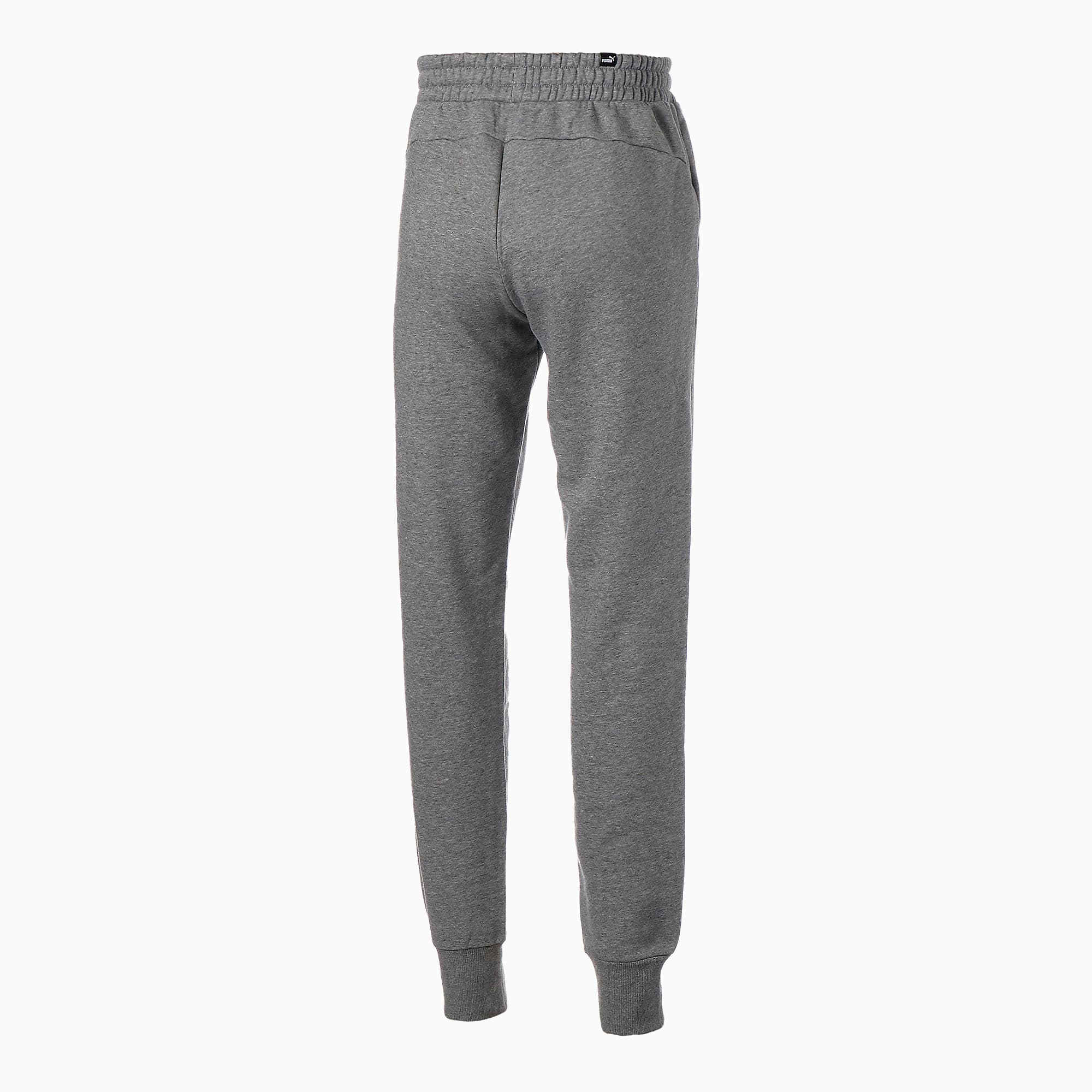 Essentials Men s Fleece Pants Medium Gray Heather PUMA