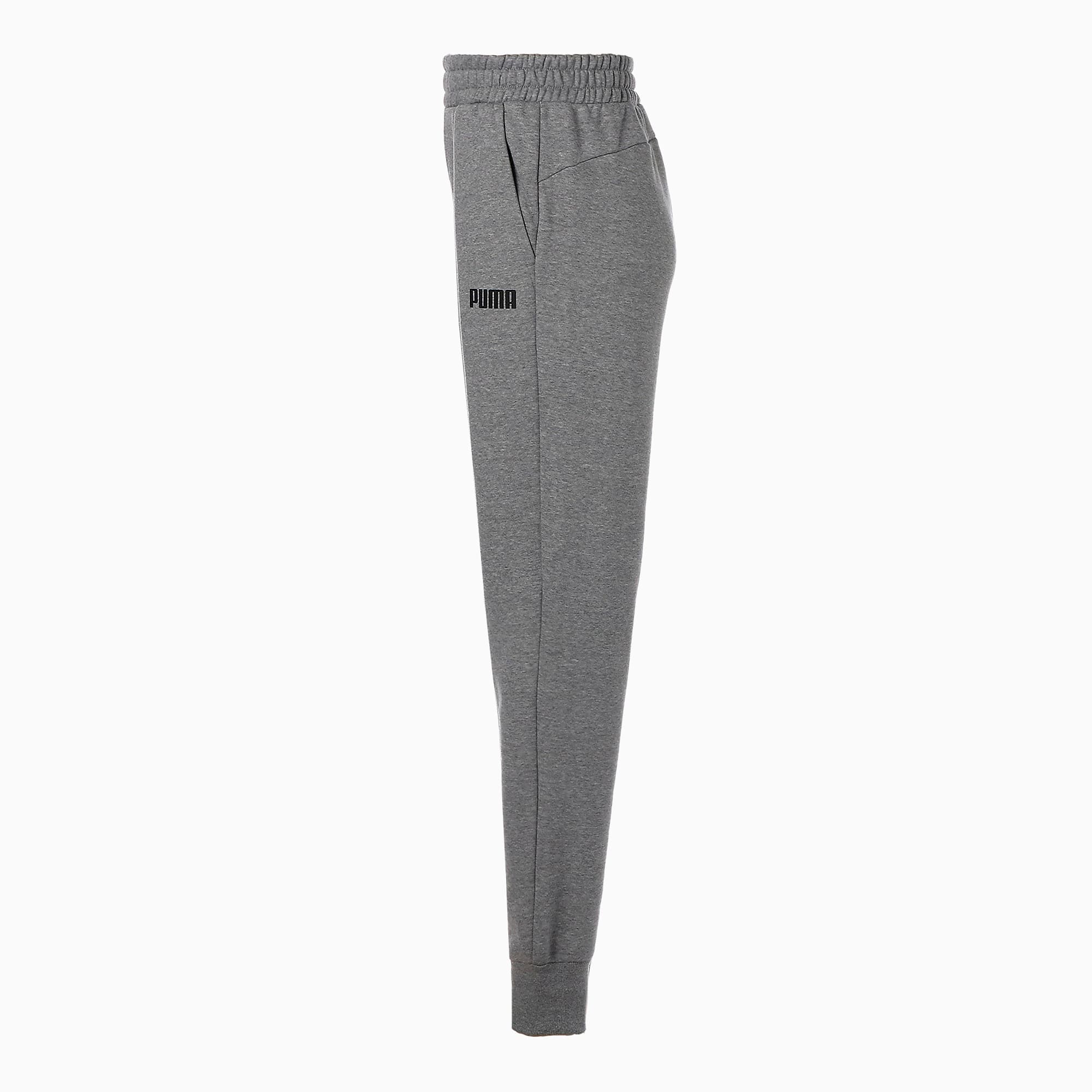 Essentials Men s Fleece Pants Medium Gray Heather PUMA