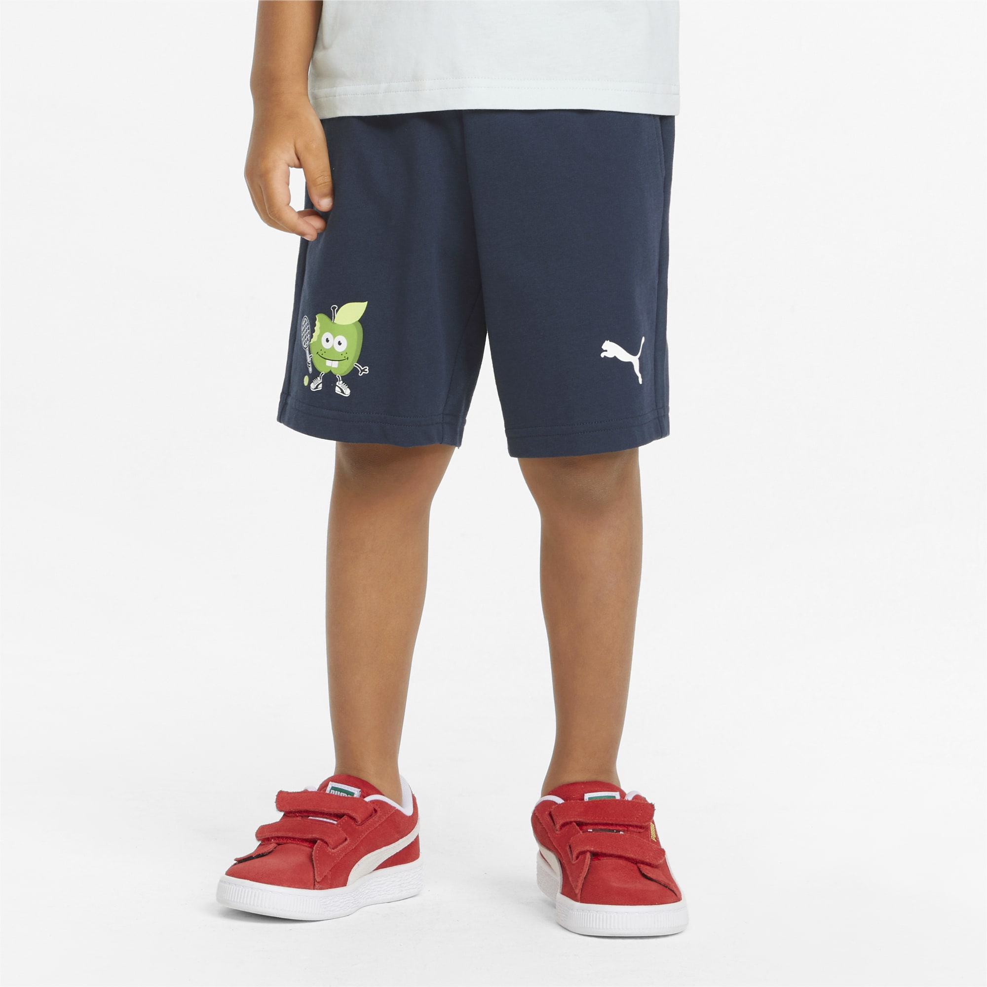 Puma shorts kids hotsell red