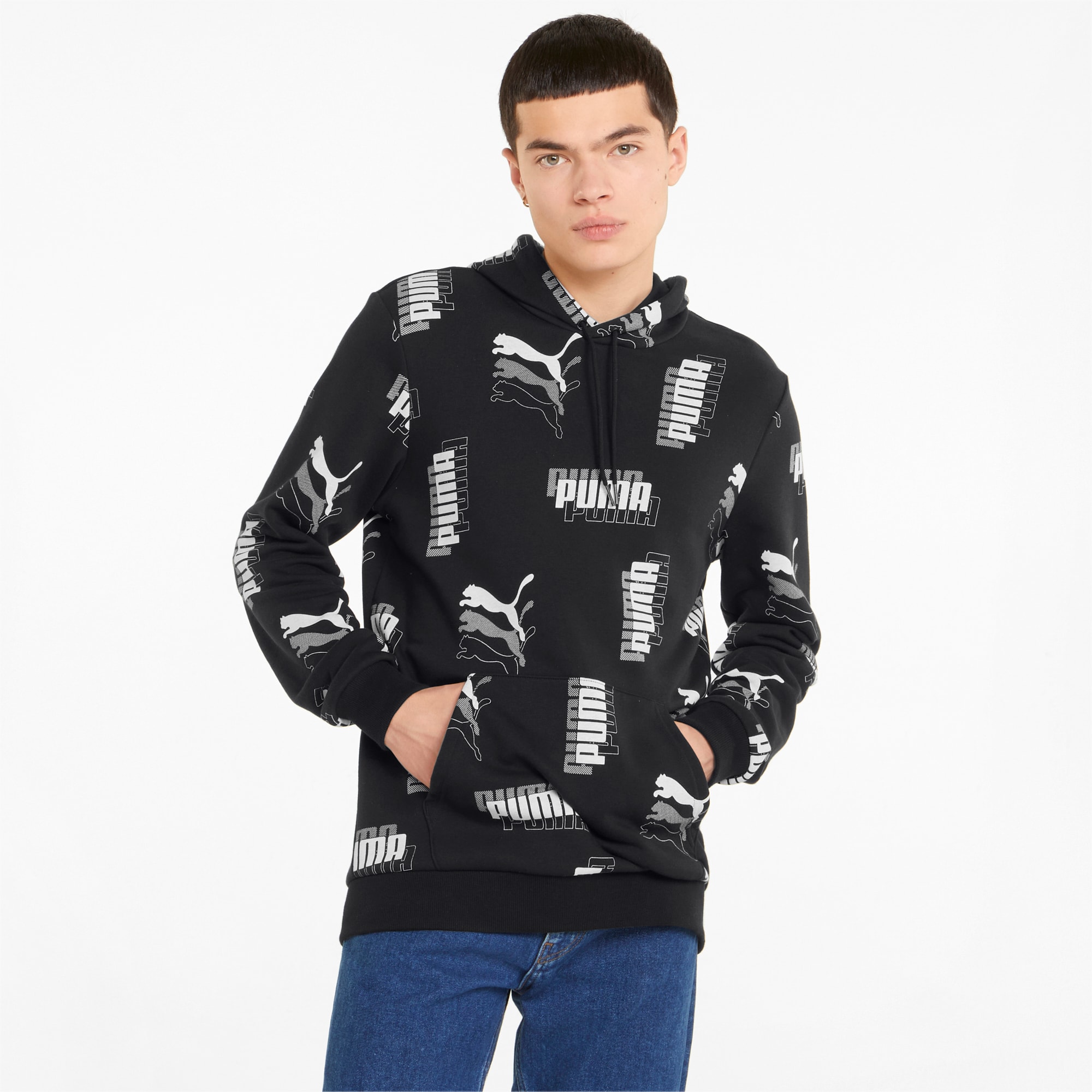 Power Printed Men s Hoodie PUMA
