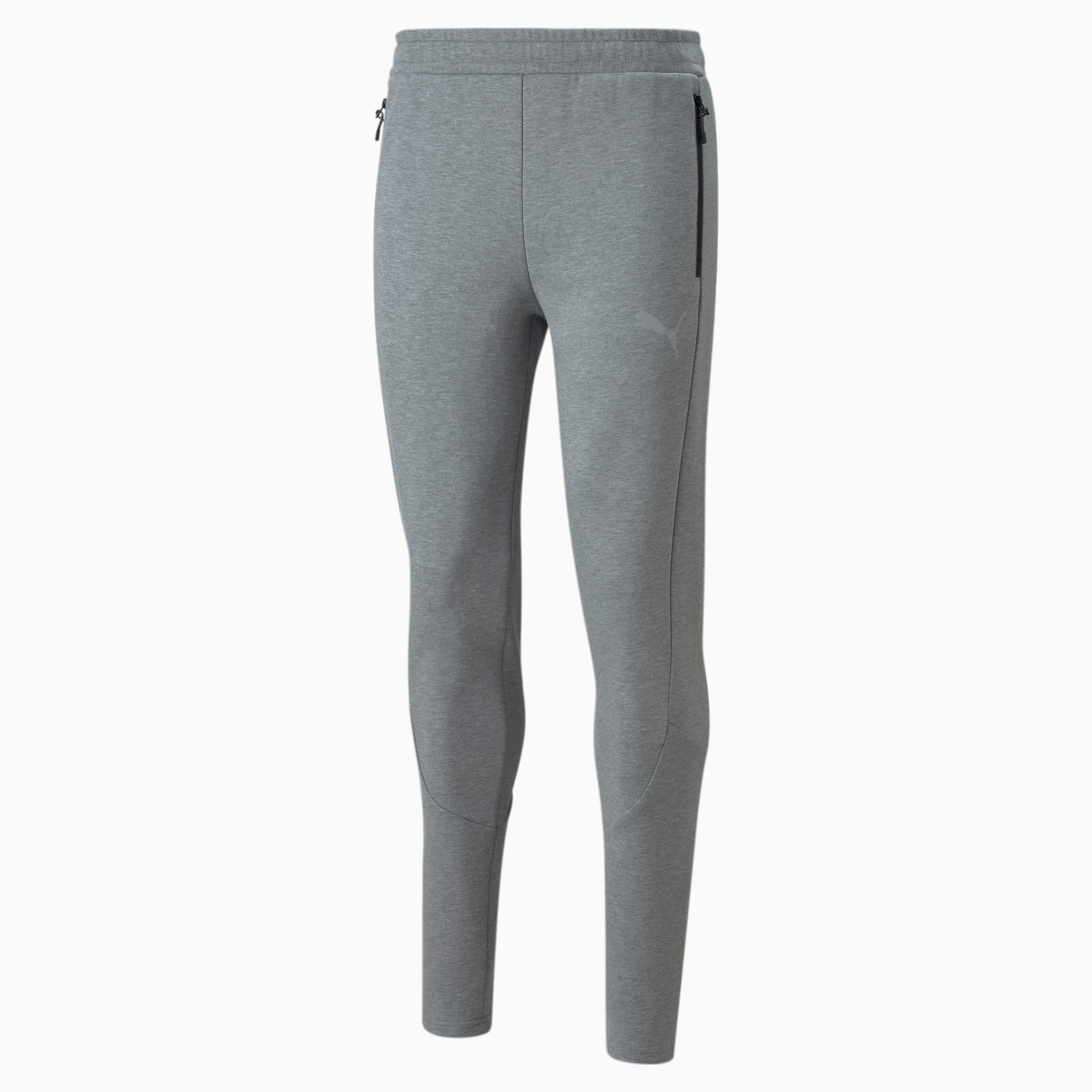 EVOSTRIPE Men s Pants Medium Gray Heather PUMA Shoes