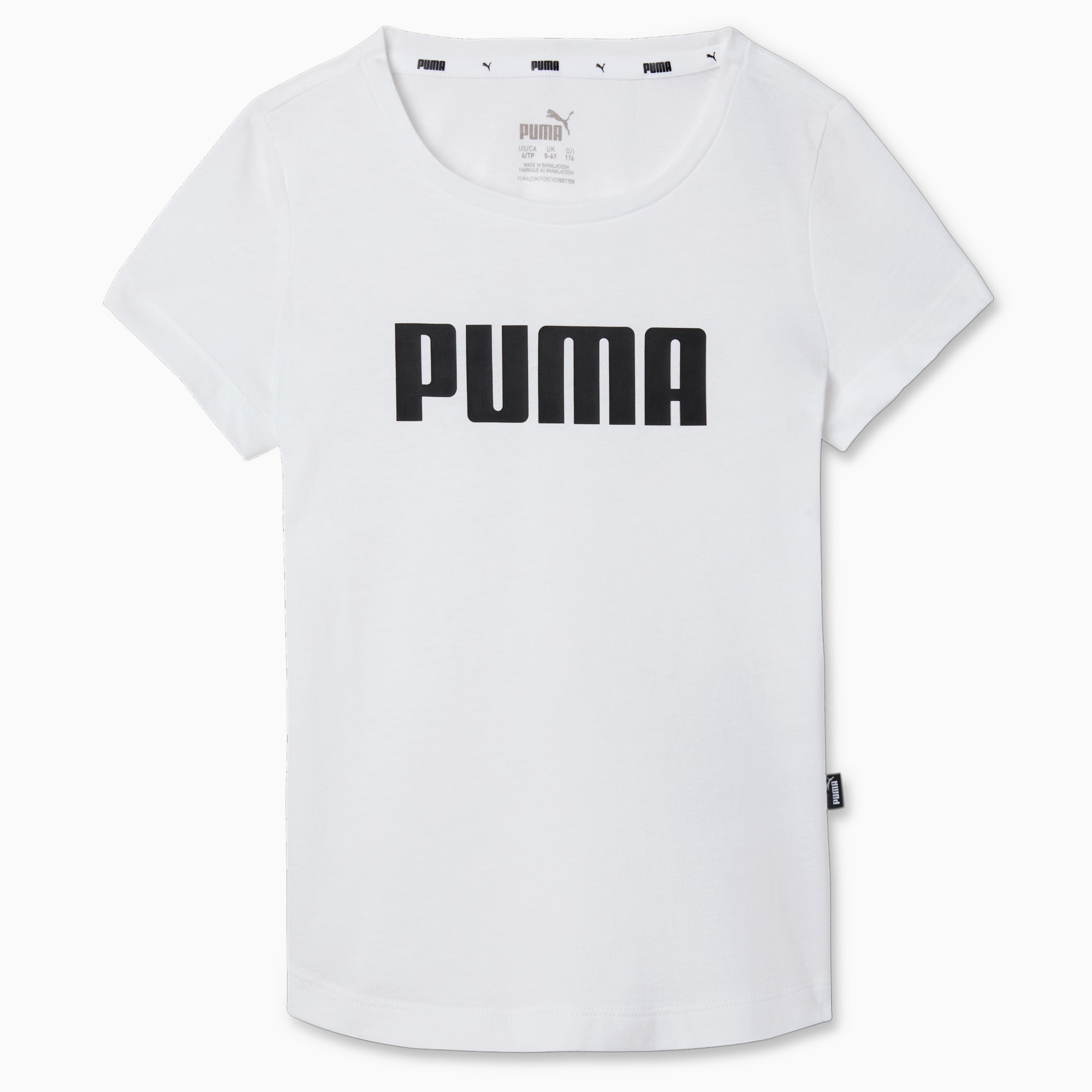 Girls T-Shirt Puma | Shop | | White Essential Puma All PUMA PUMA