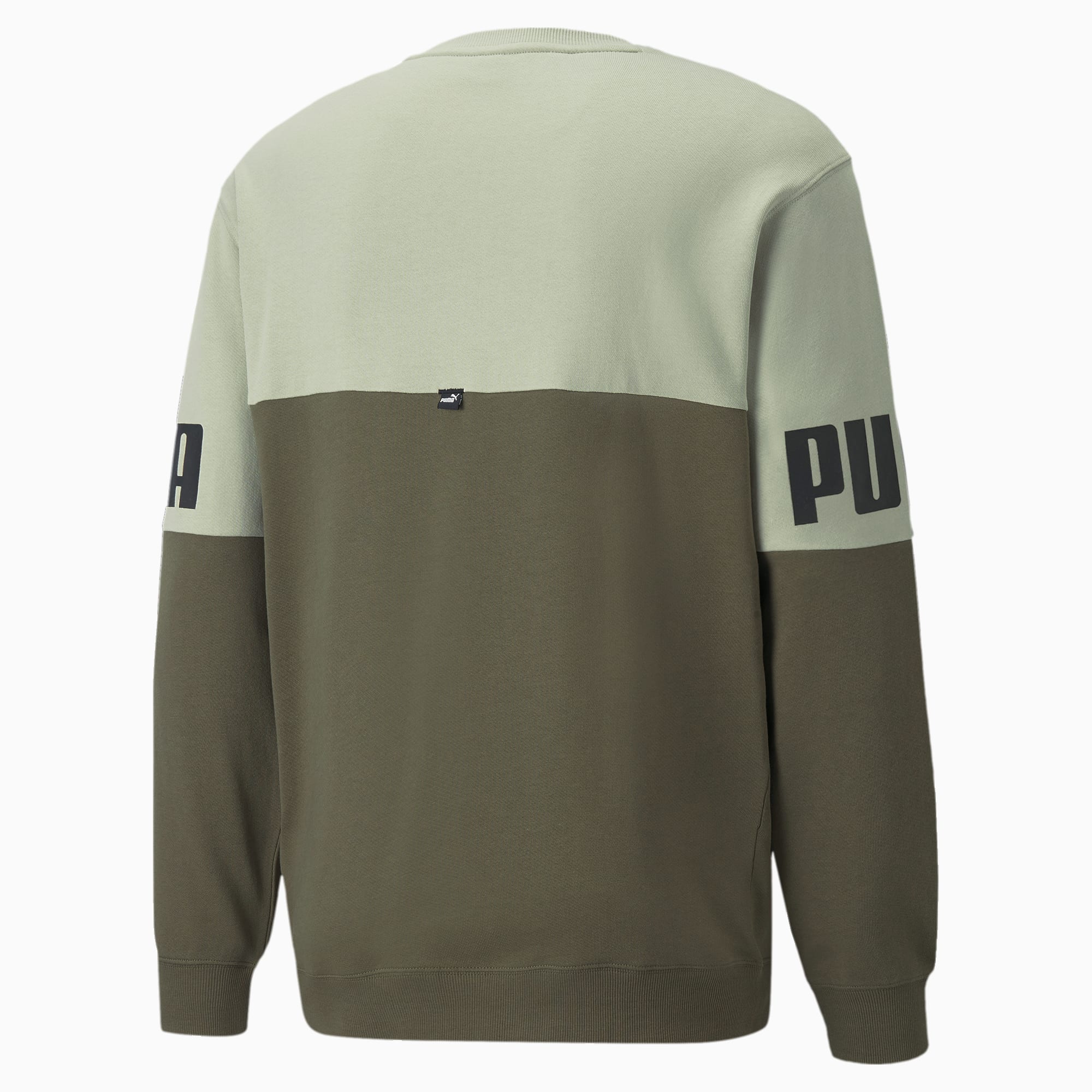 Power Colorblocked Crew Neck Men s Sweatshirt PUMA