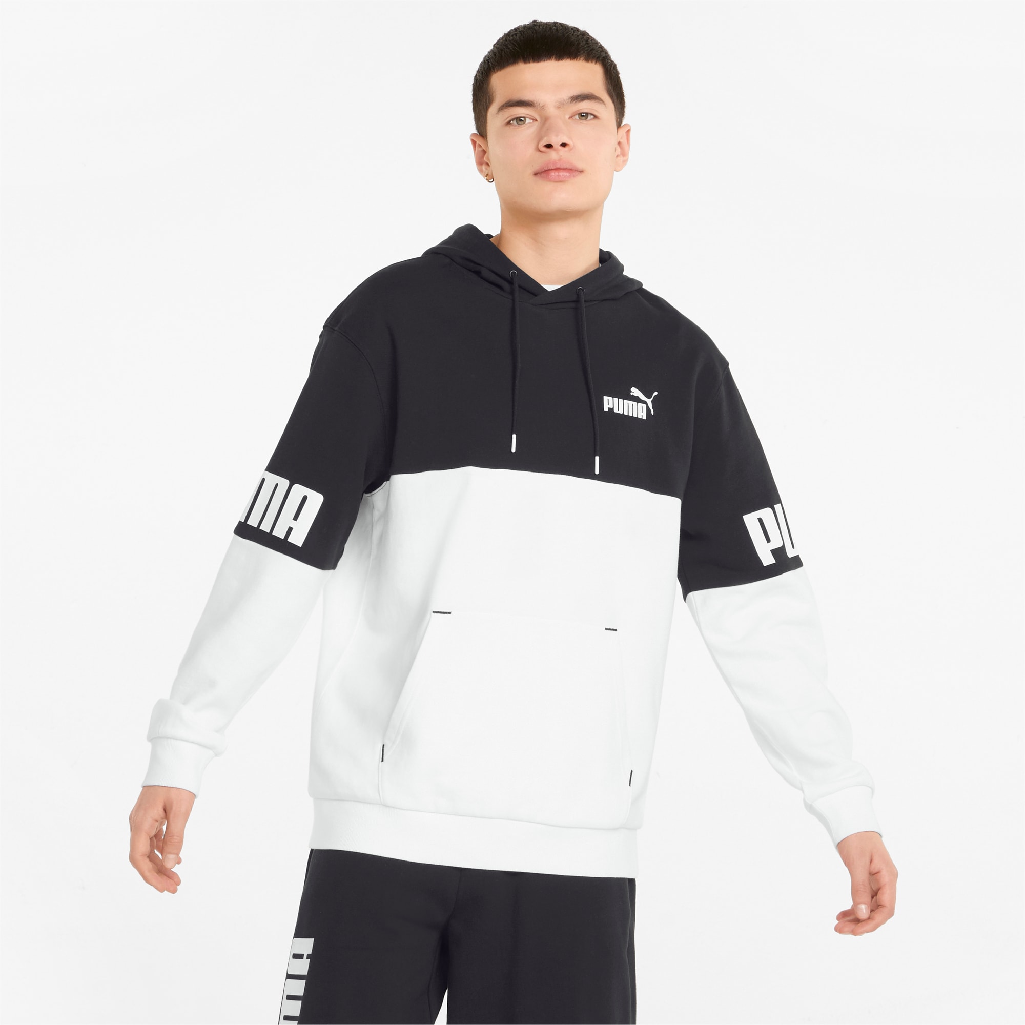Puma color block sweatshirt best sale