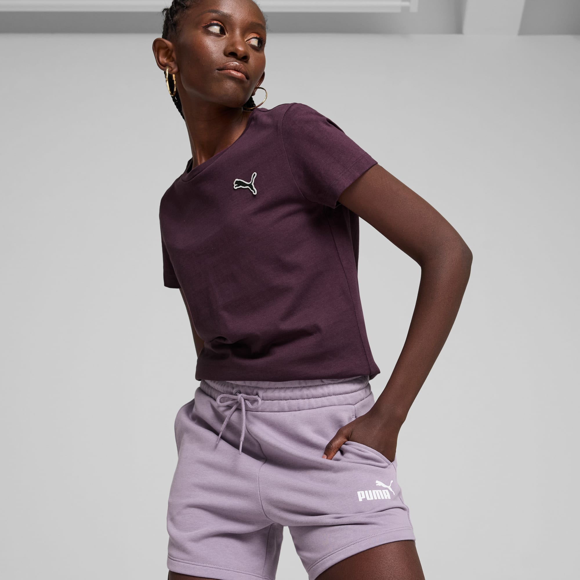 Puma shorts set for womens discount