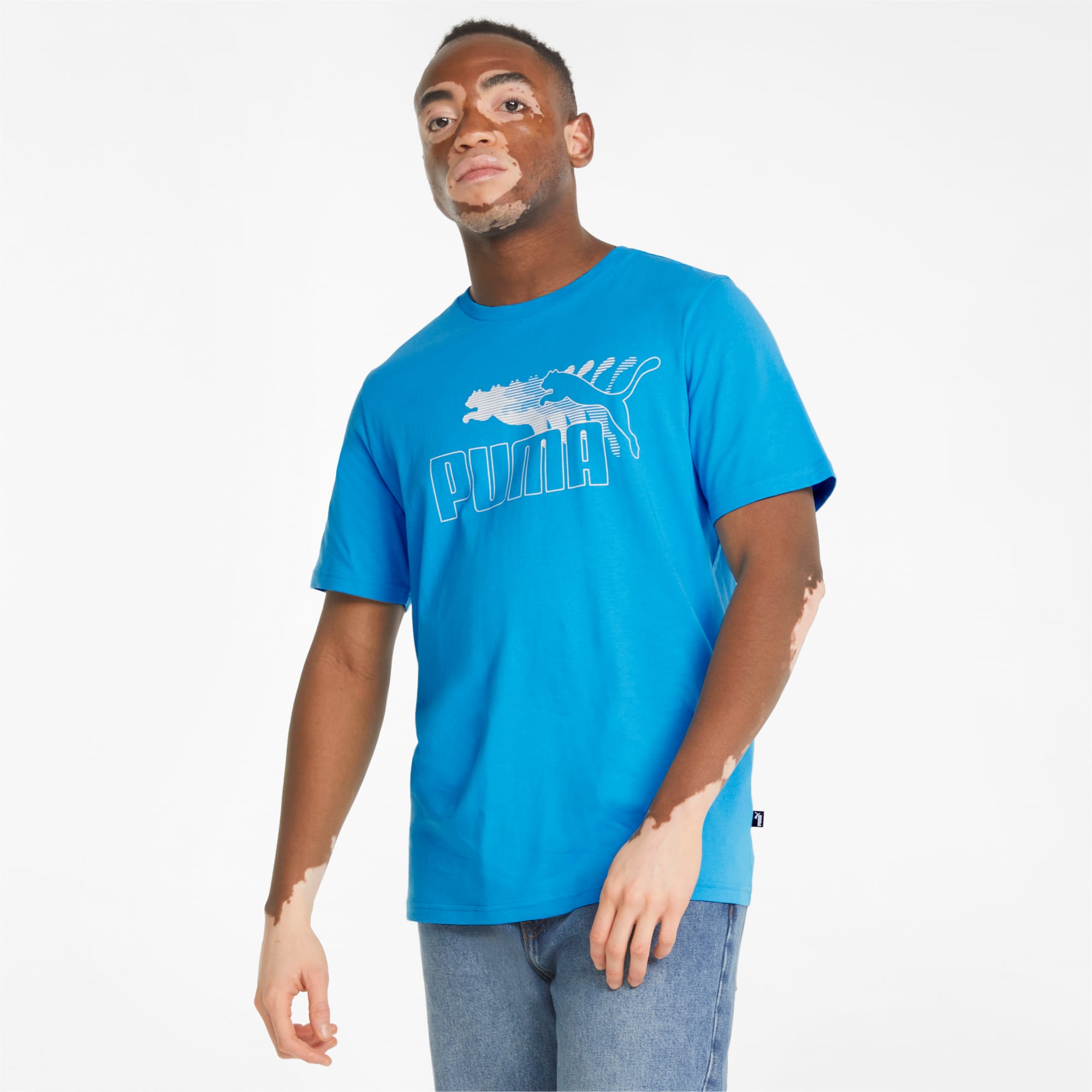 T shirt puma bleu