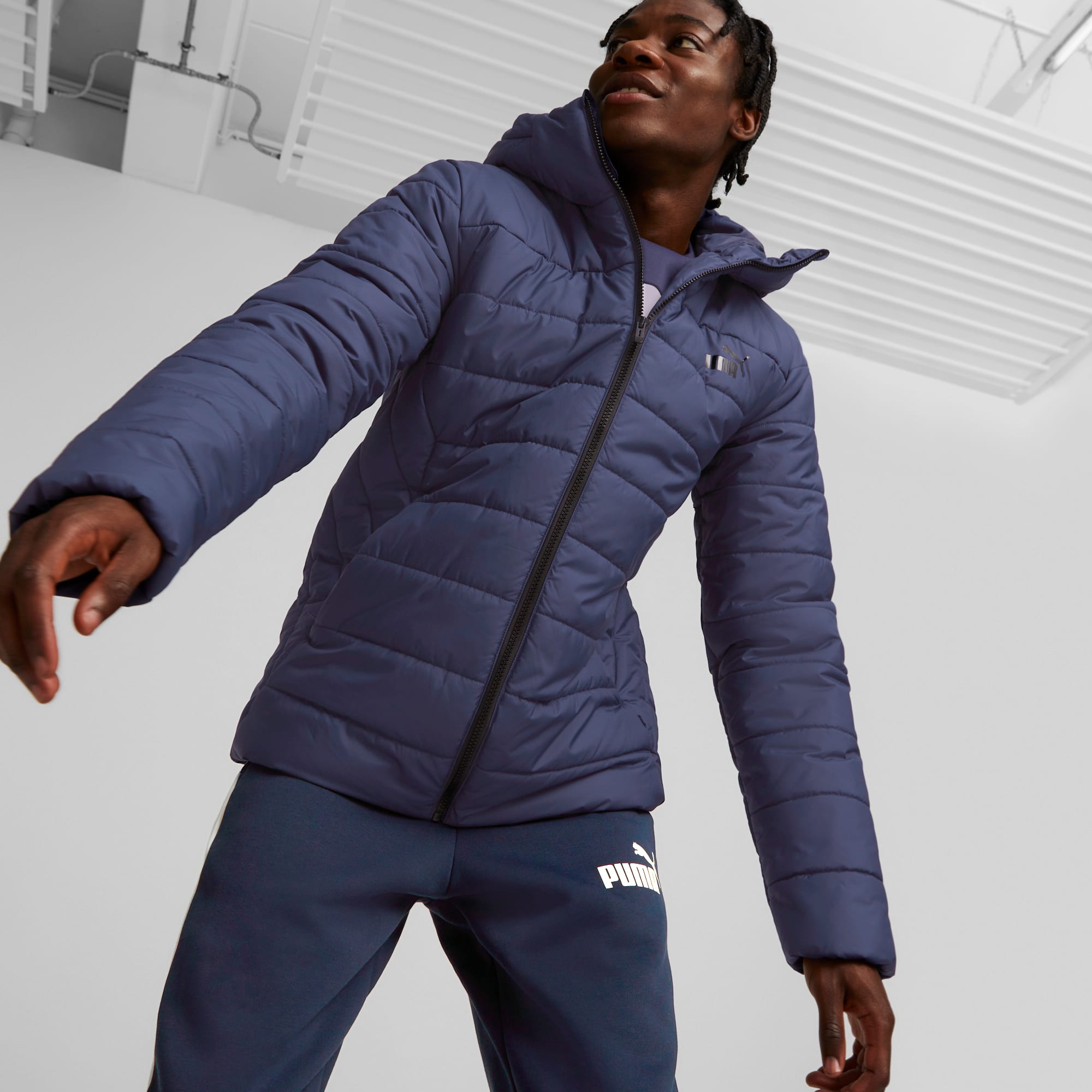 Puma essentials padded jacket deals
