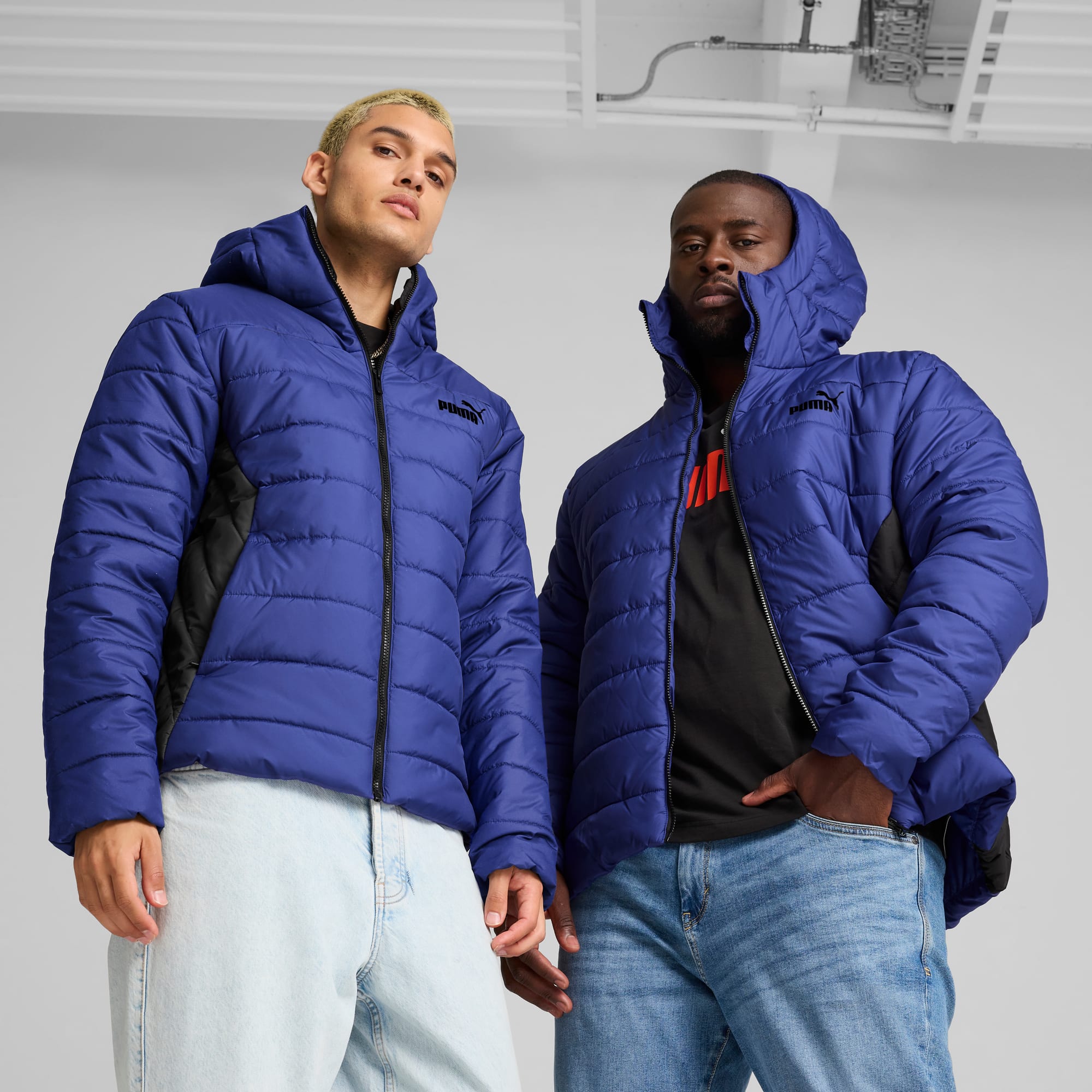 Puma men's essentials padded jacket shop