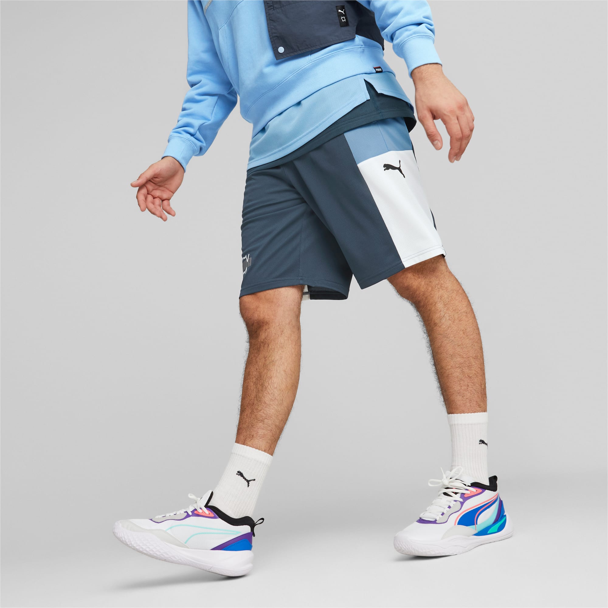 Shorts Puma Give N' Go Basketball Masculino - Azul