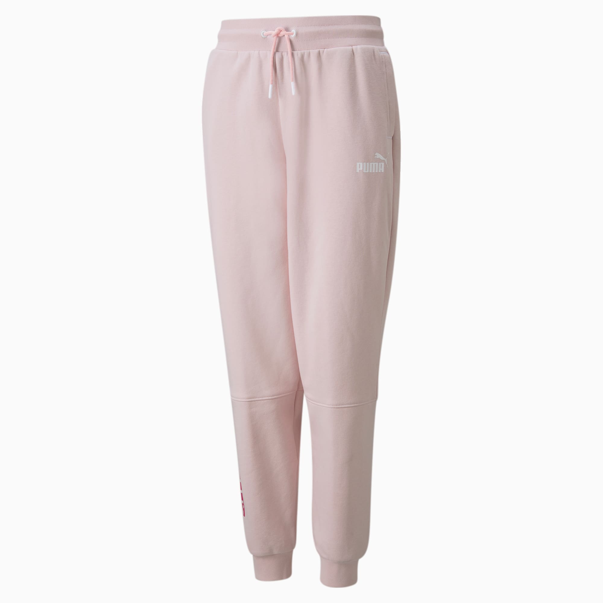【COLOR iN ID】Picky color matching fleece pants Power Colour-Blocked Youth Pants | PUMA