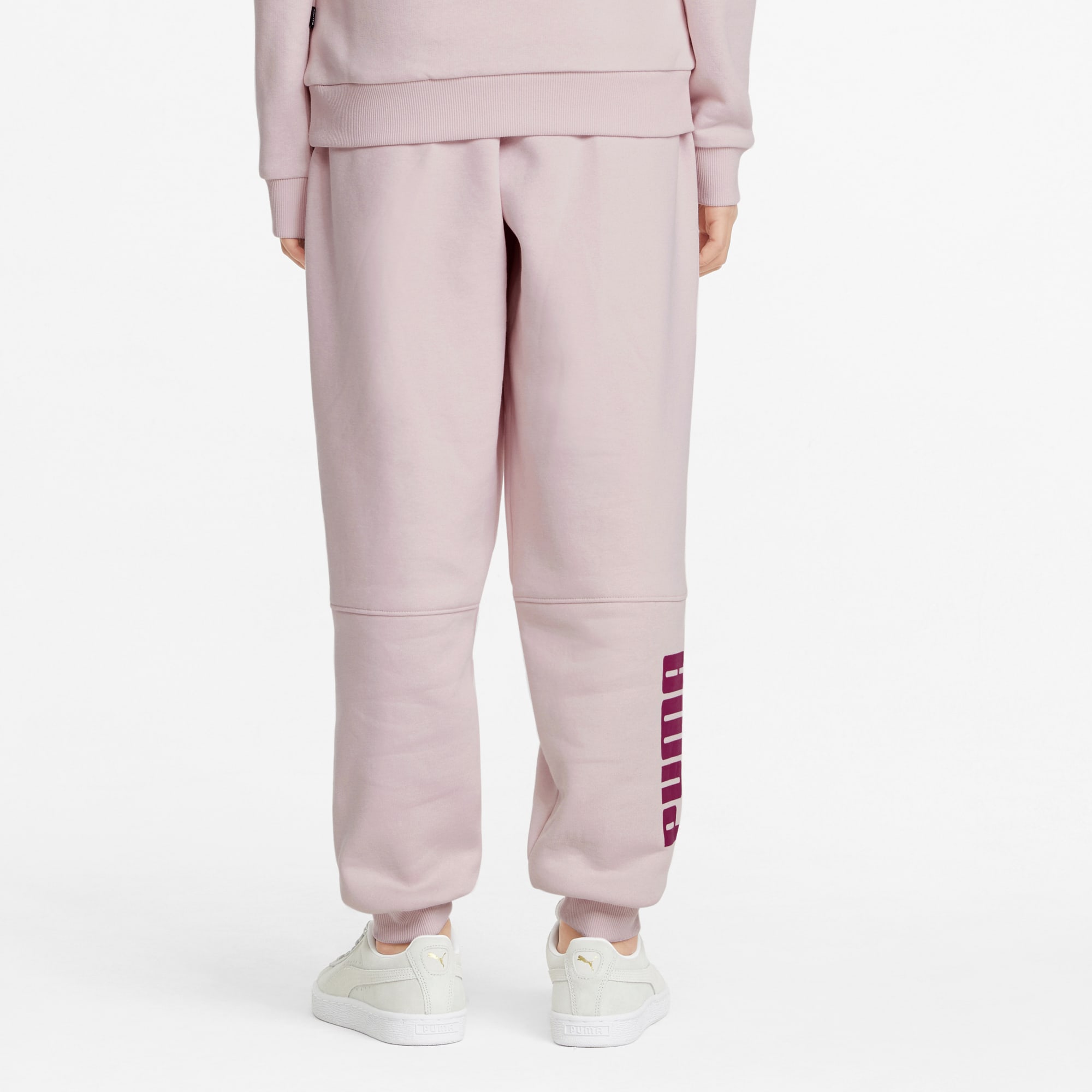 【COLOR iN ID】Picky color matching fleece pants Power Colour-Blocked Youth Pants | PUMA