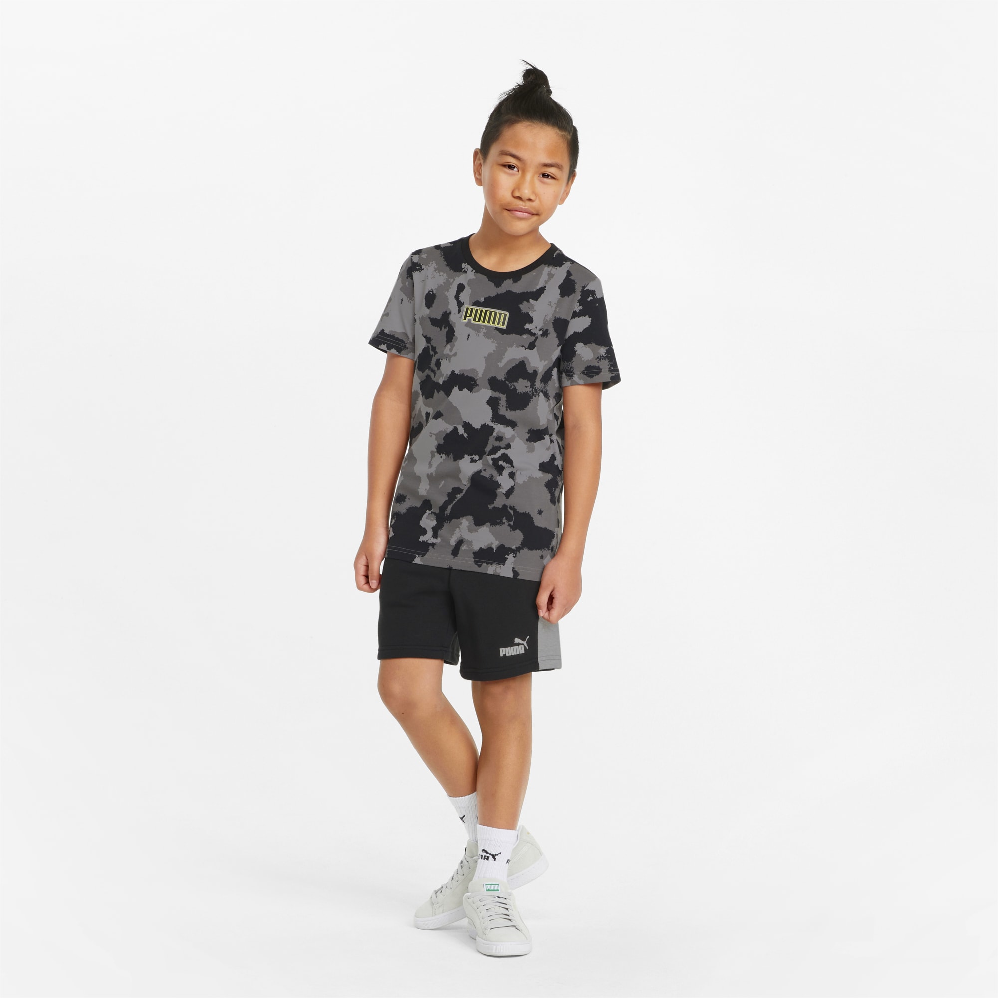 PUMA公式】キッズ ボーイズ ALPHA AOP 半袖 Tシャツ 120-160cm
