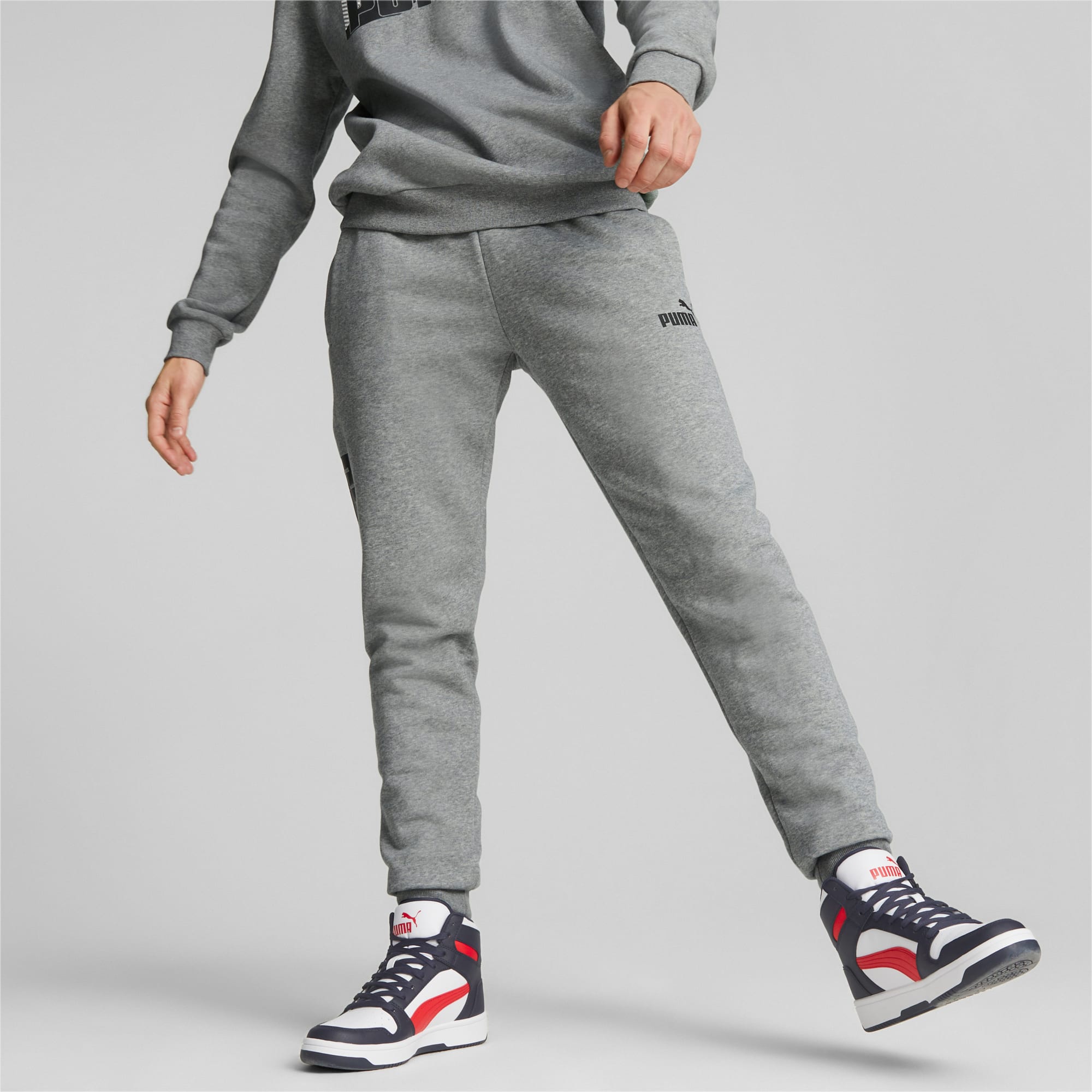 PUMA Mens Ess Logo Pants FL CL : : Clothing, Shoes & Accessories