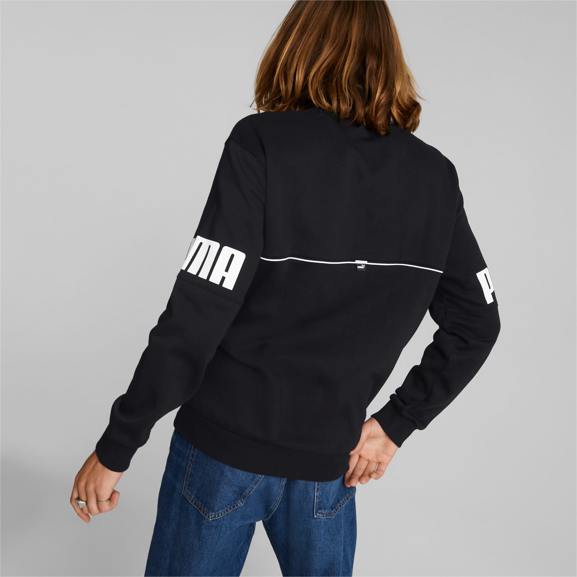 PUMA Power Half Zip Sweatshirt Men Puma Black PUMA SHOP ALL PUMA PUMA
