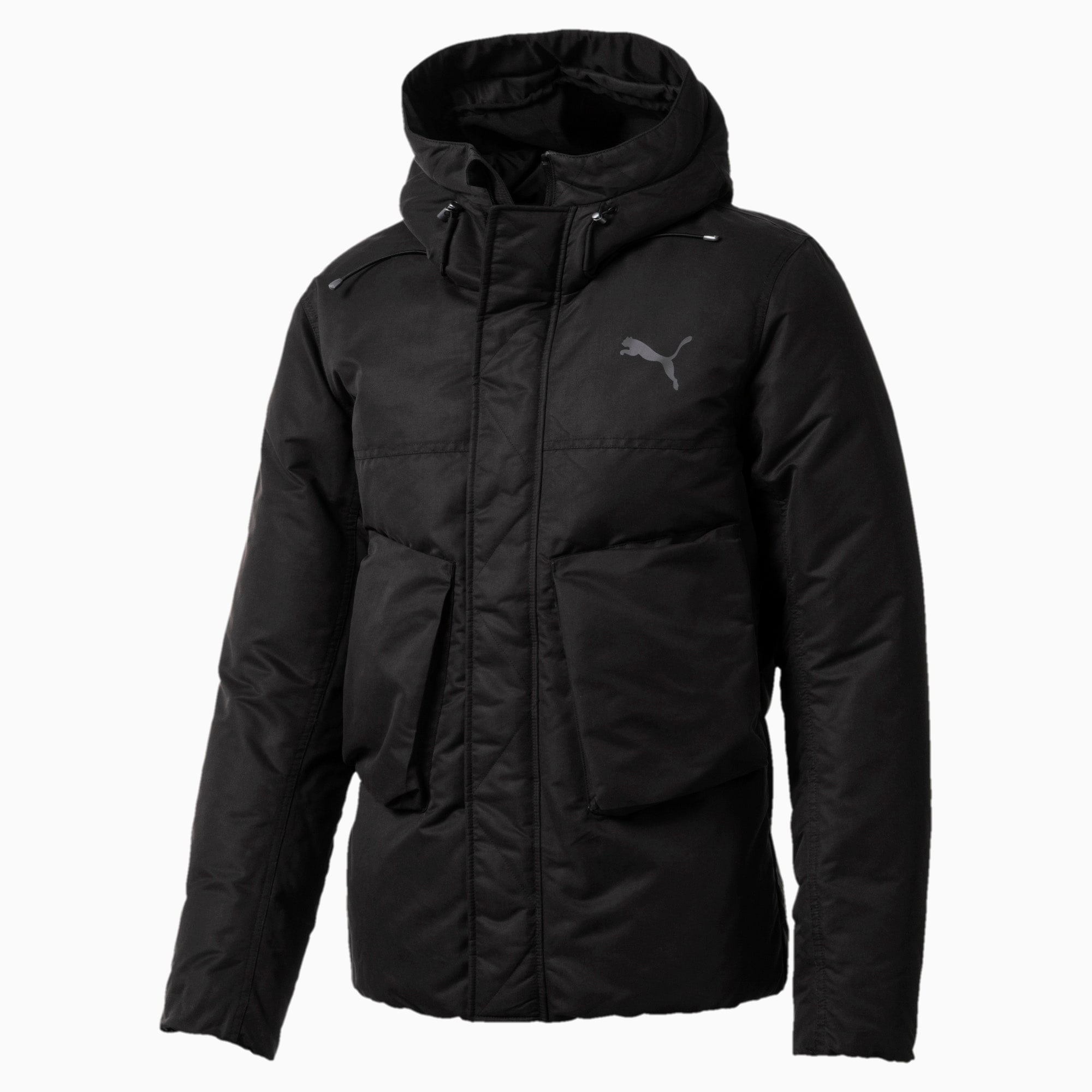 hooded down jacket puma