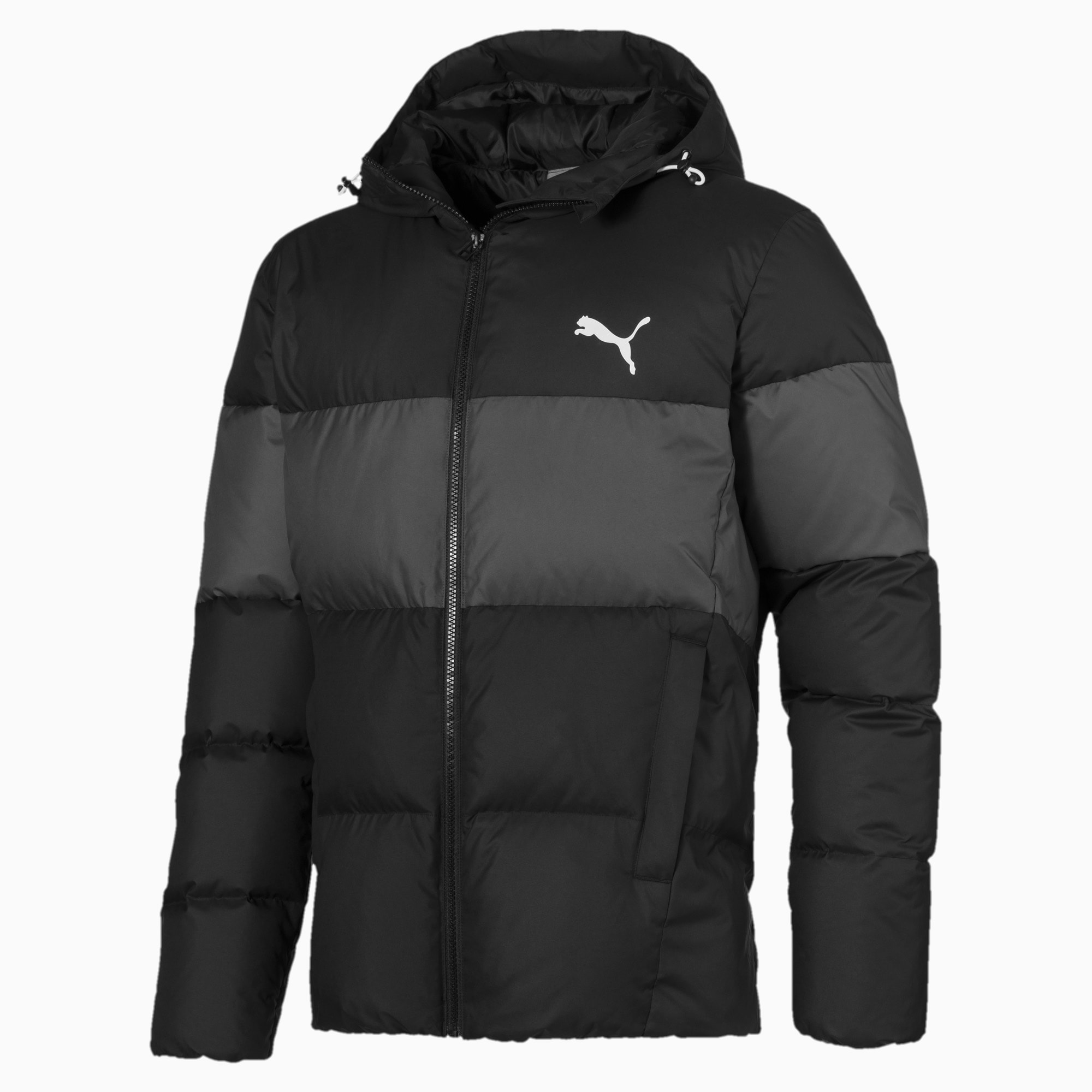 puma hooded down jacket