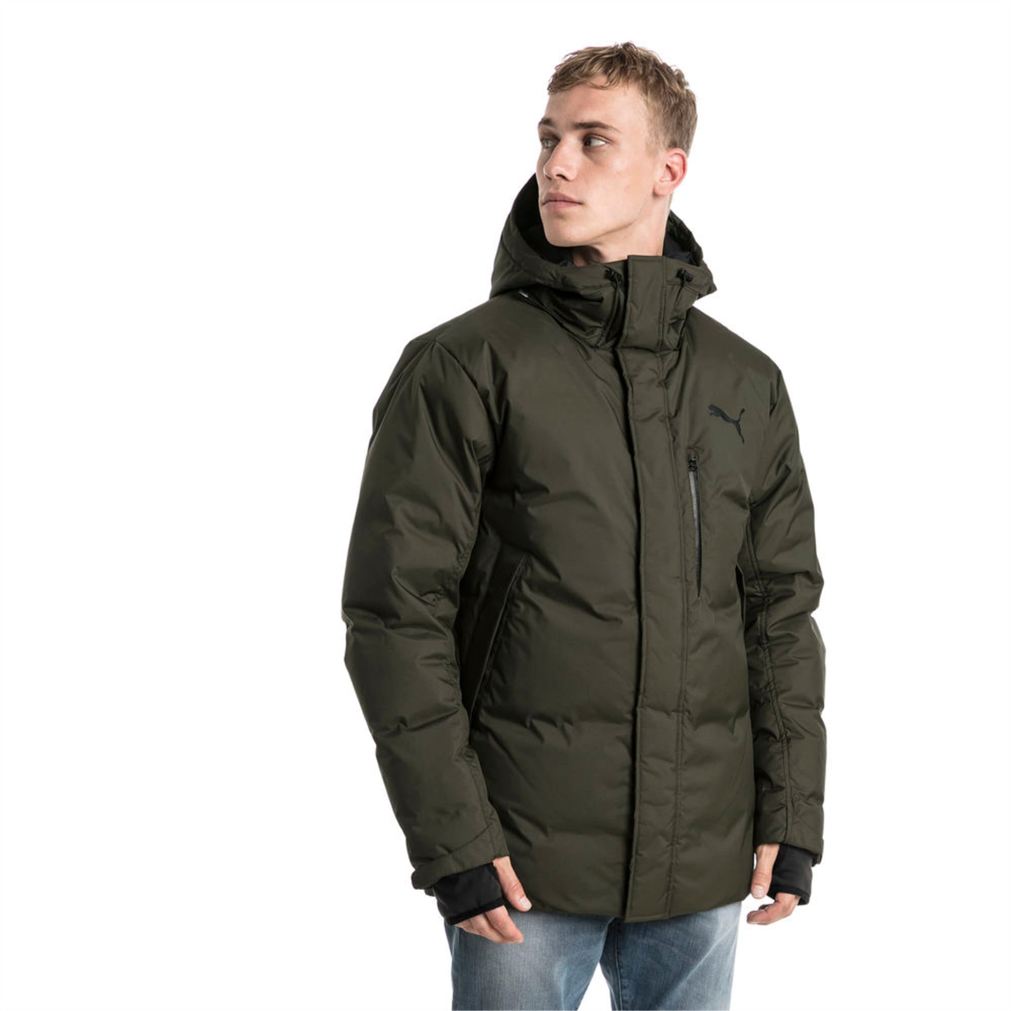 hooded down jacket puma