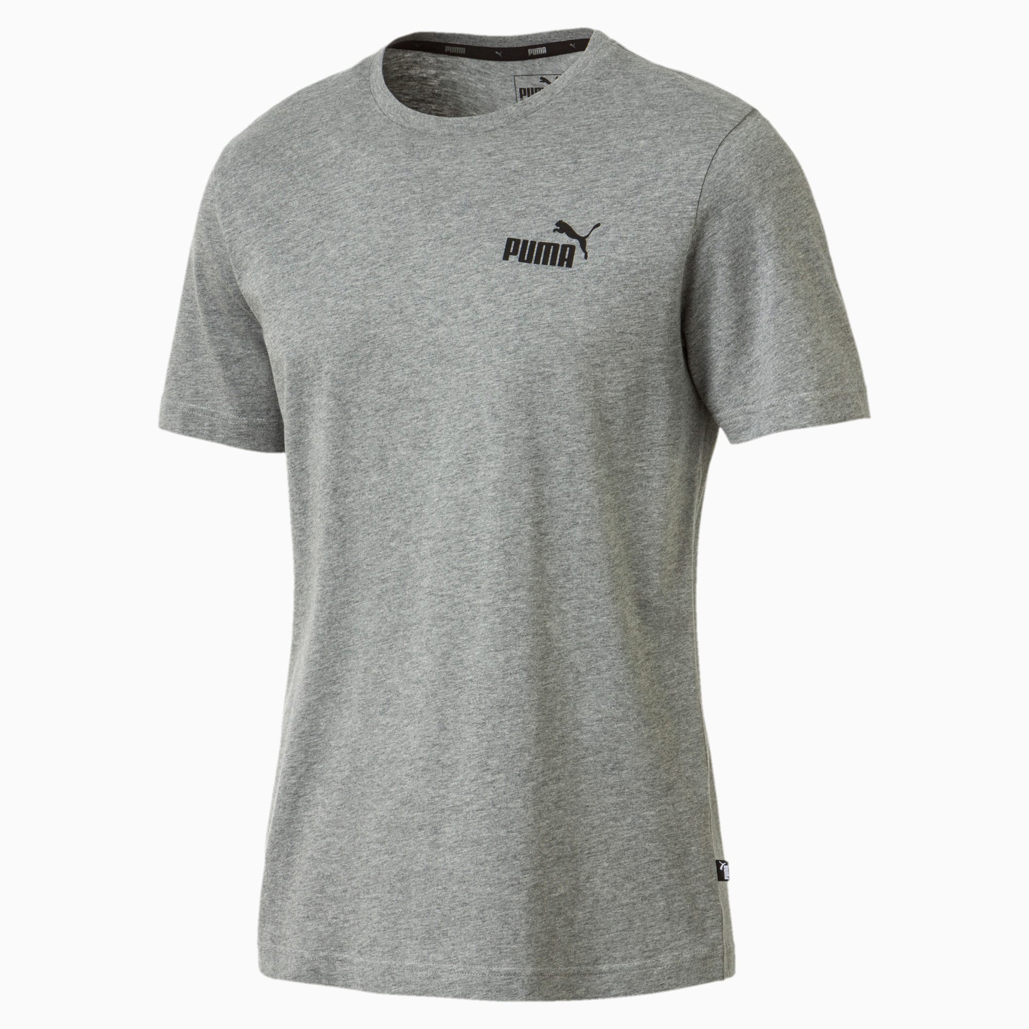 Men's Essentials Small Logo T-Shirt, Medium Gray Heather, large-SEA