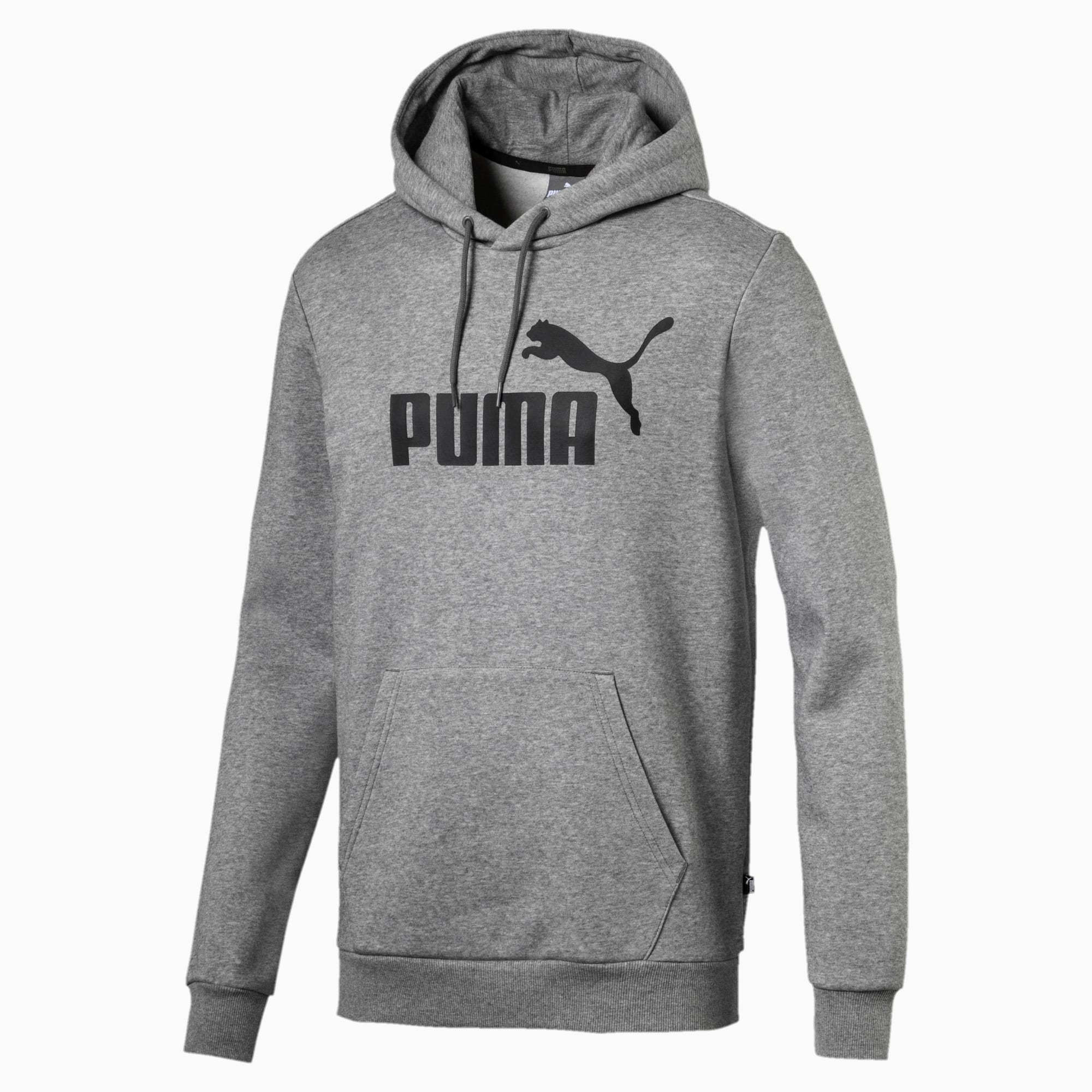 mens black puma hoodie