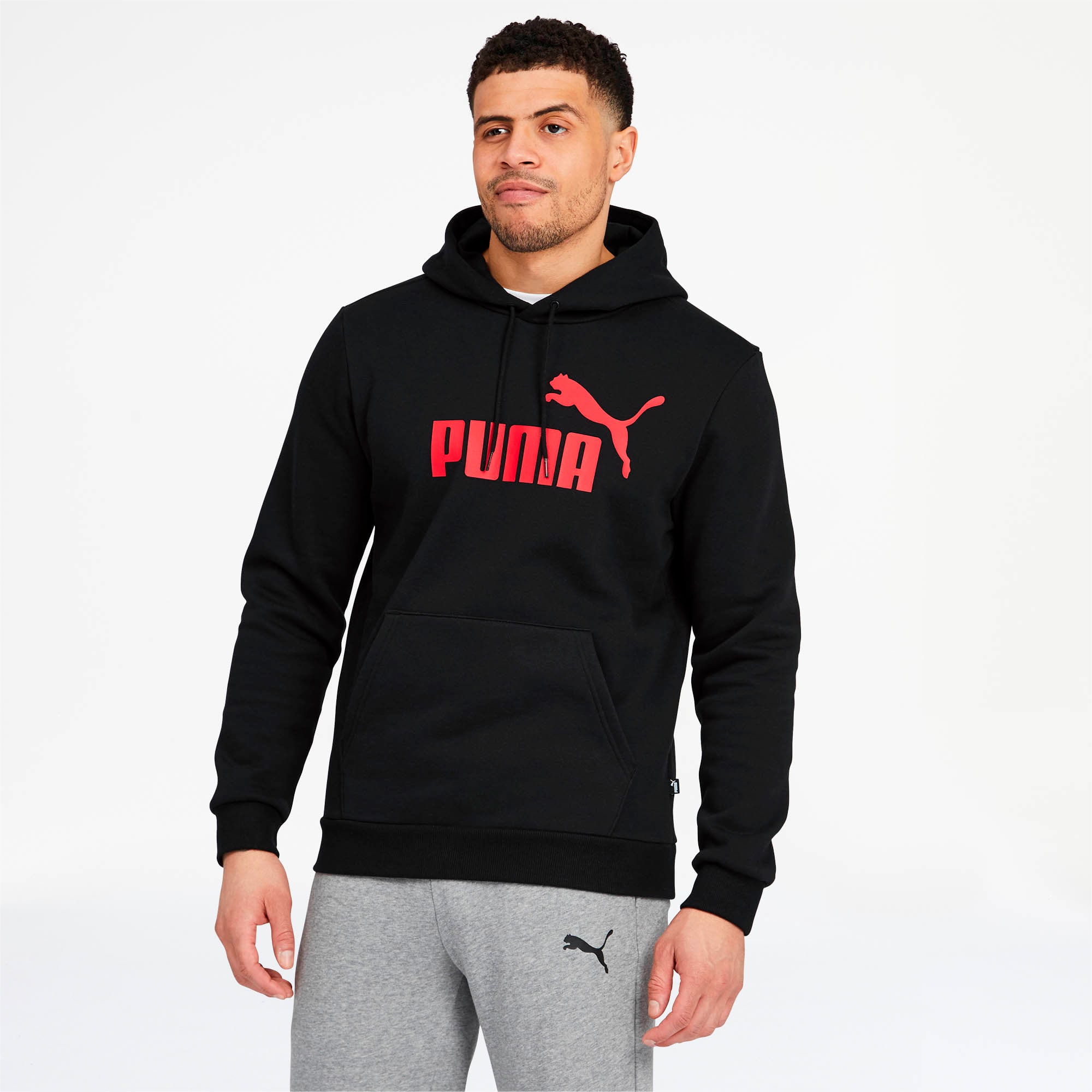 Red and clearance white puma hoodie